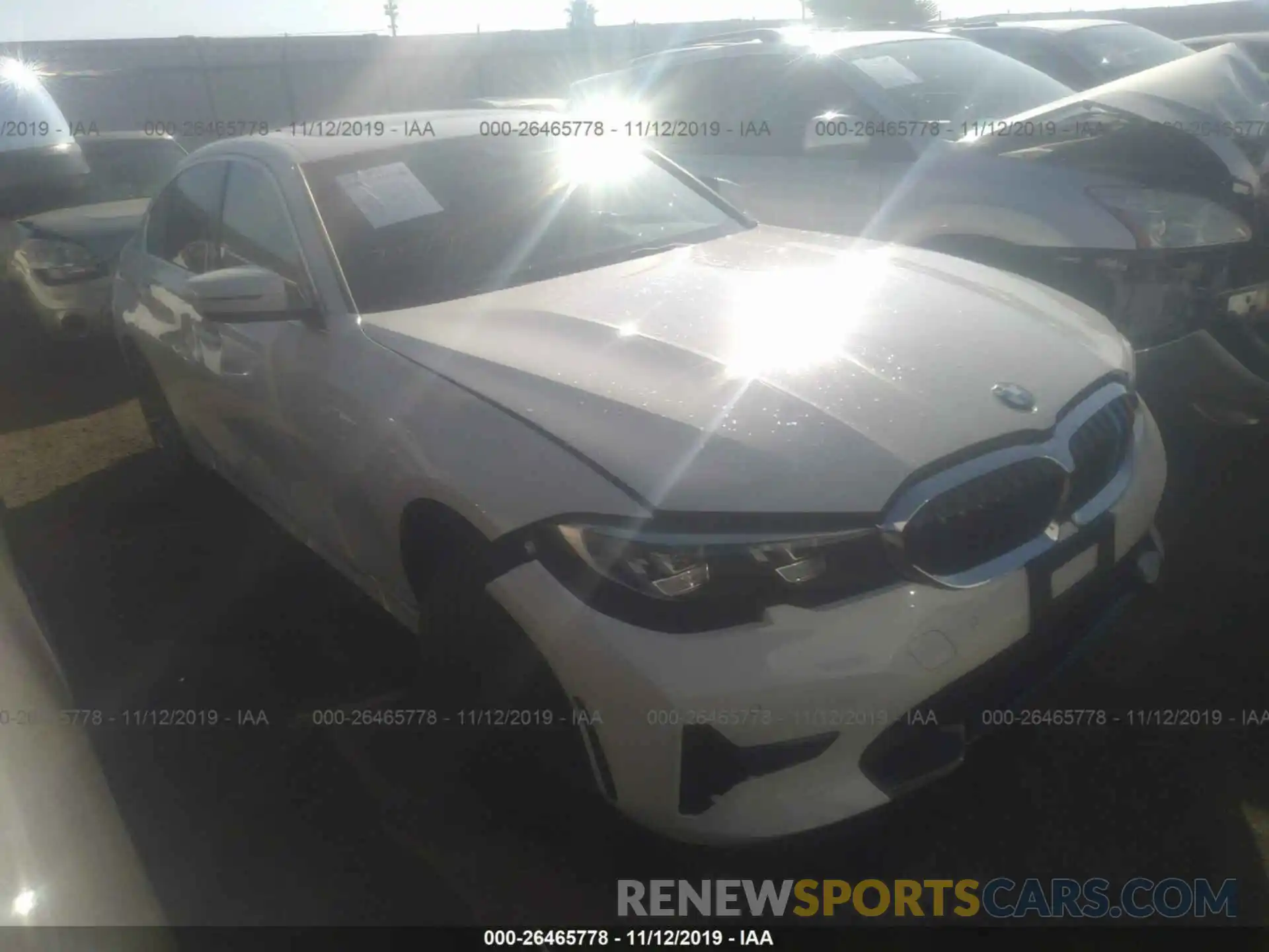 1 Photograph of a damaged car WBA5R1C07LFH54429 BMW 330I 2020
