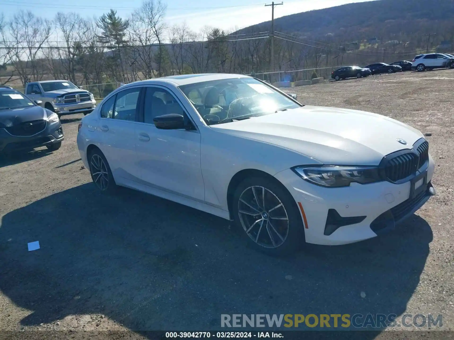 1 Photograph of a damaged car WBA5R7C0XLFH96967 BMW 330I 2020