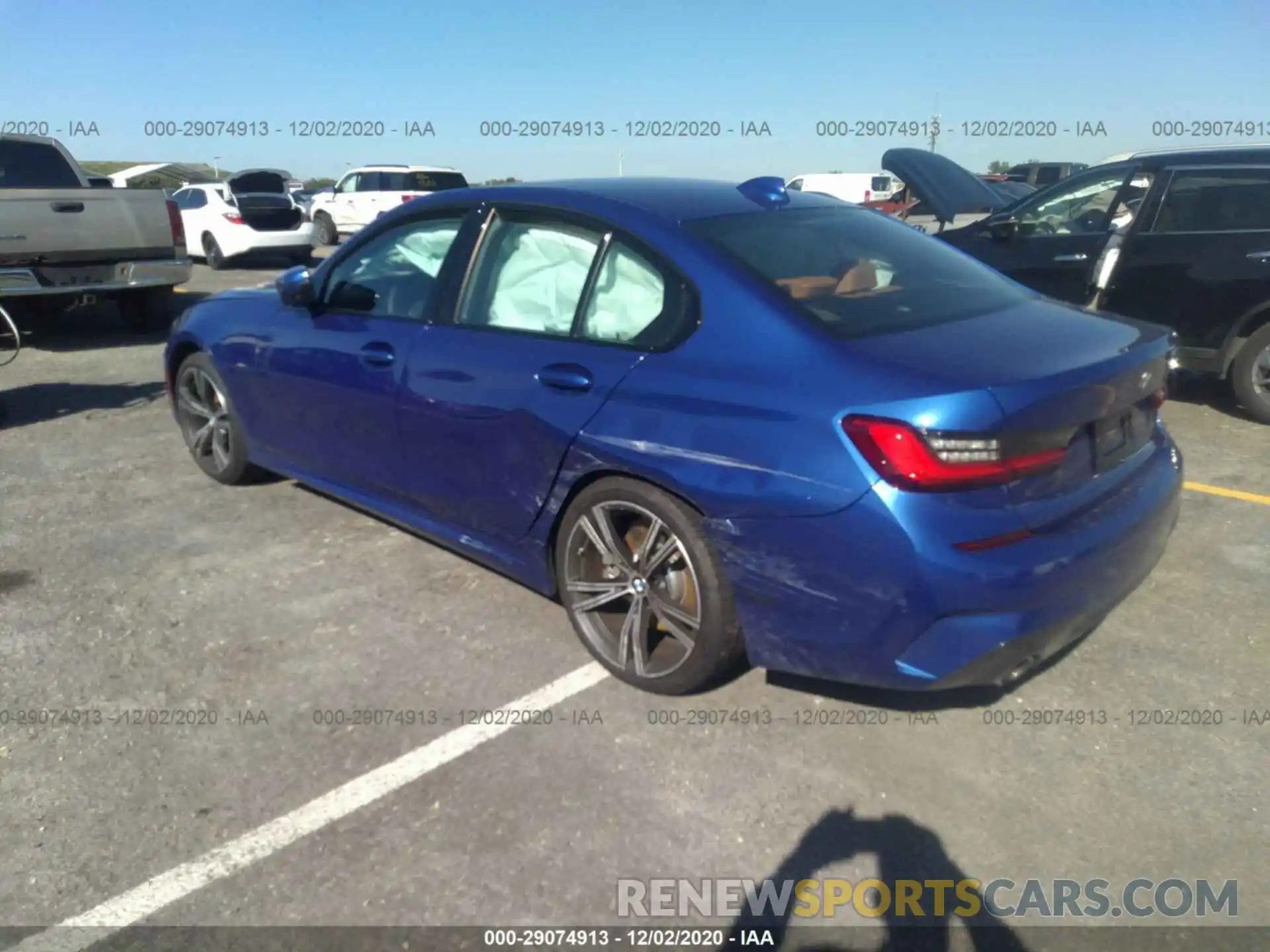 3 Photograph of a damaged car 3MW5R1J02M8B52452 BMW 330I 2021