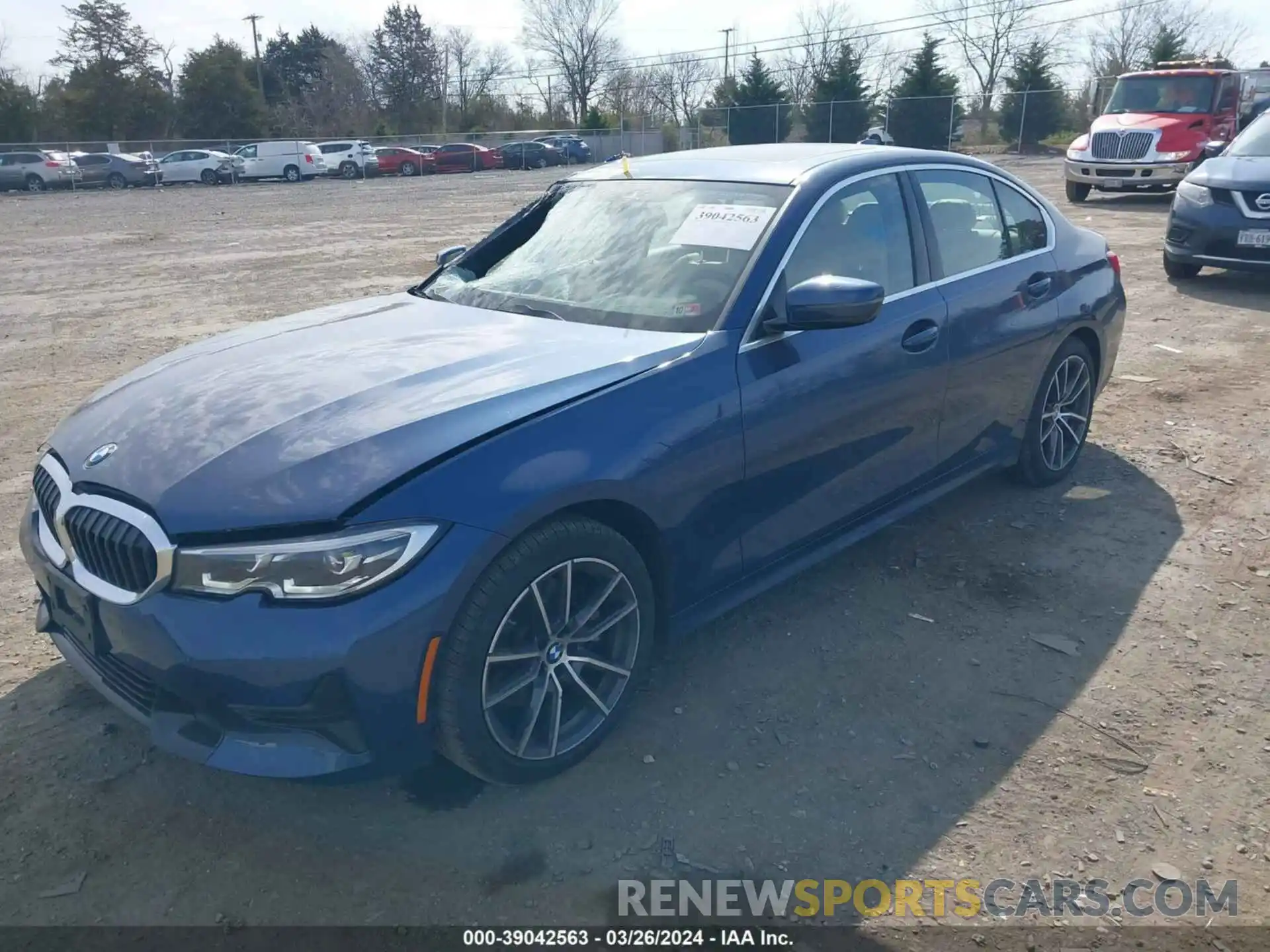 2 Photograph of a damaged car 3MW5R1J08M8B69580 BMW 330I 2021