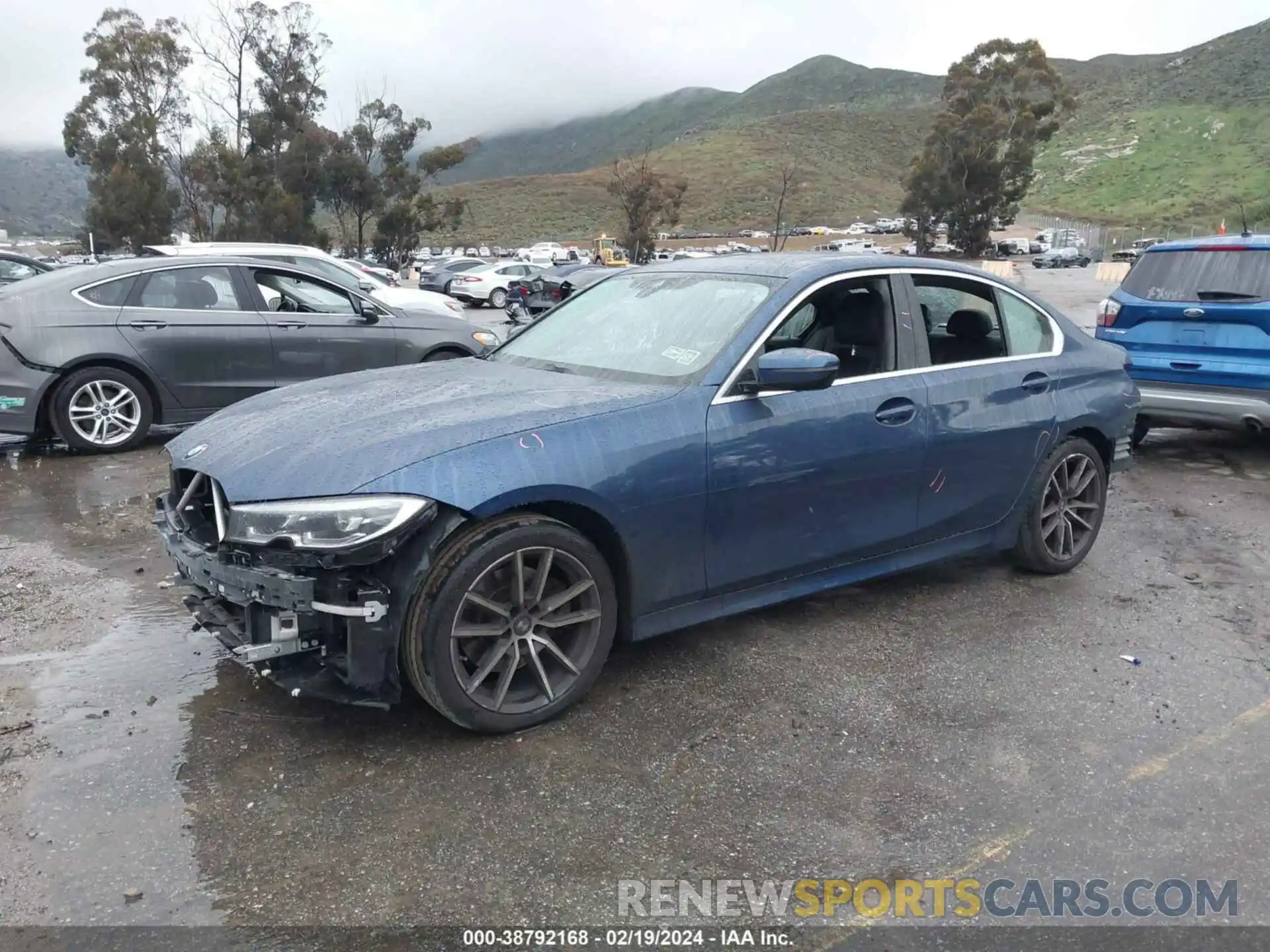 2 Photograph of a damaged car 3MW5R1J09M8C02831 BMW 330I 2021