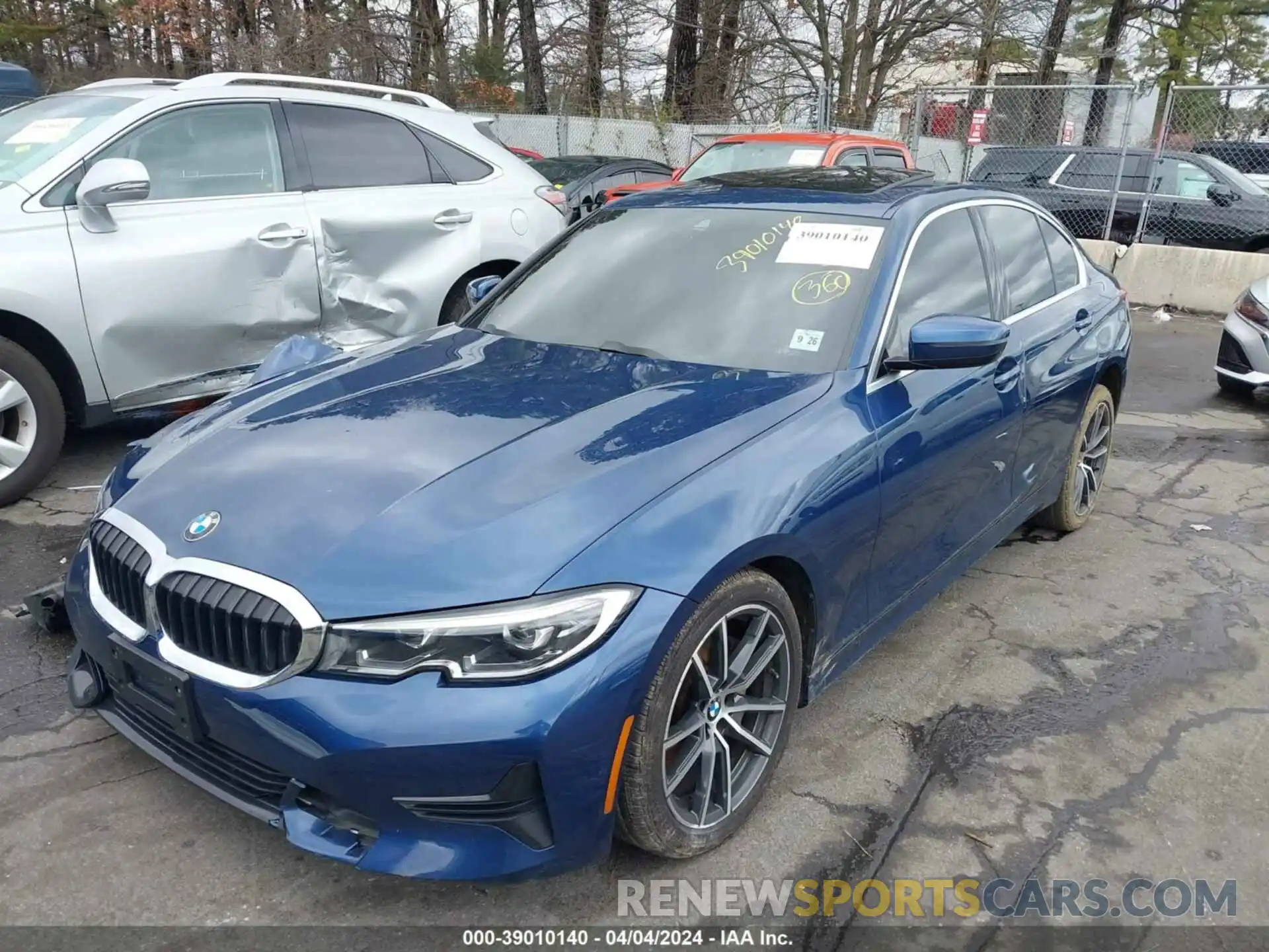 2 Photograph of a damaged car 3MW5R7J05M8B51301 BMW 330I 2021