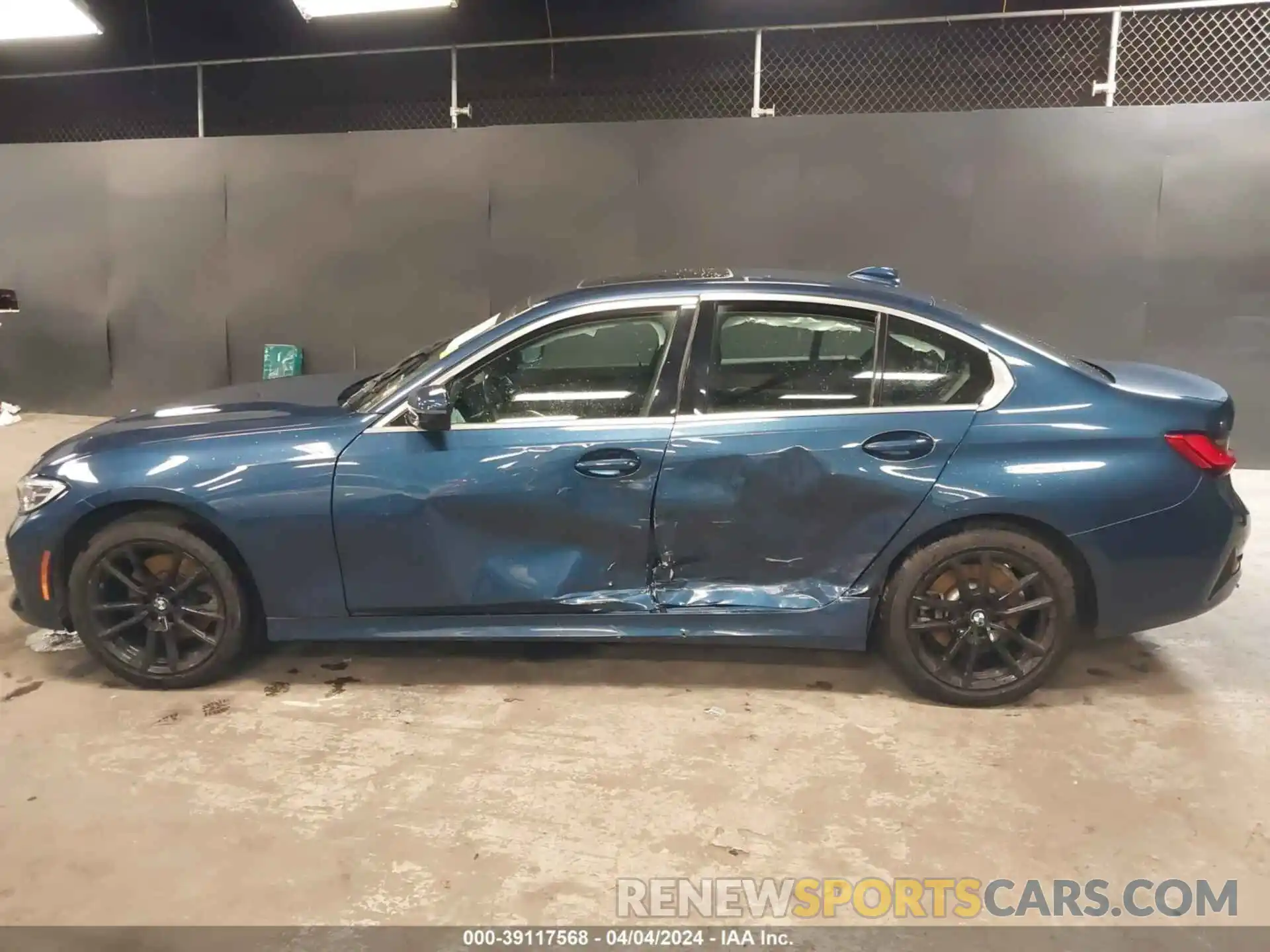 14 Photograph of a damaged car 3MW5R7J06M8B51193 BMW 330I 2021