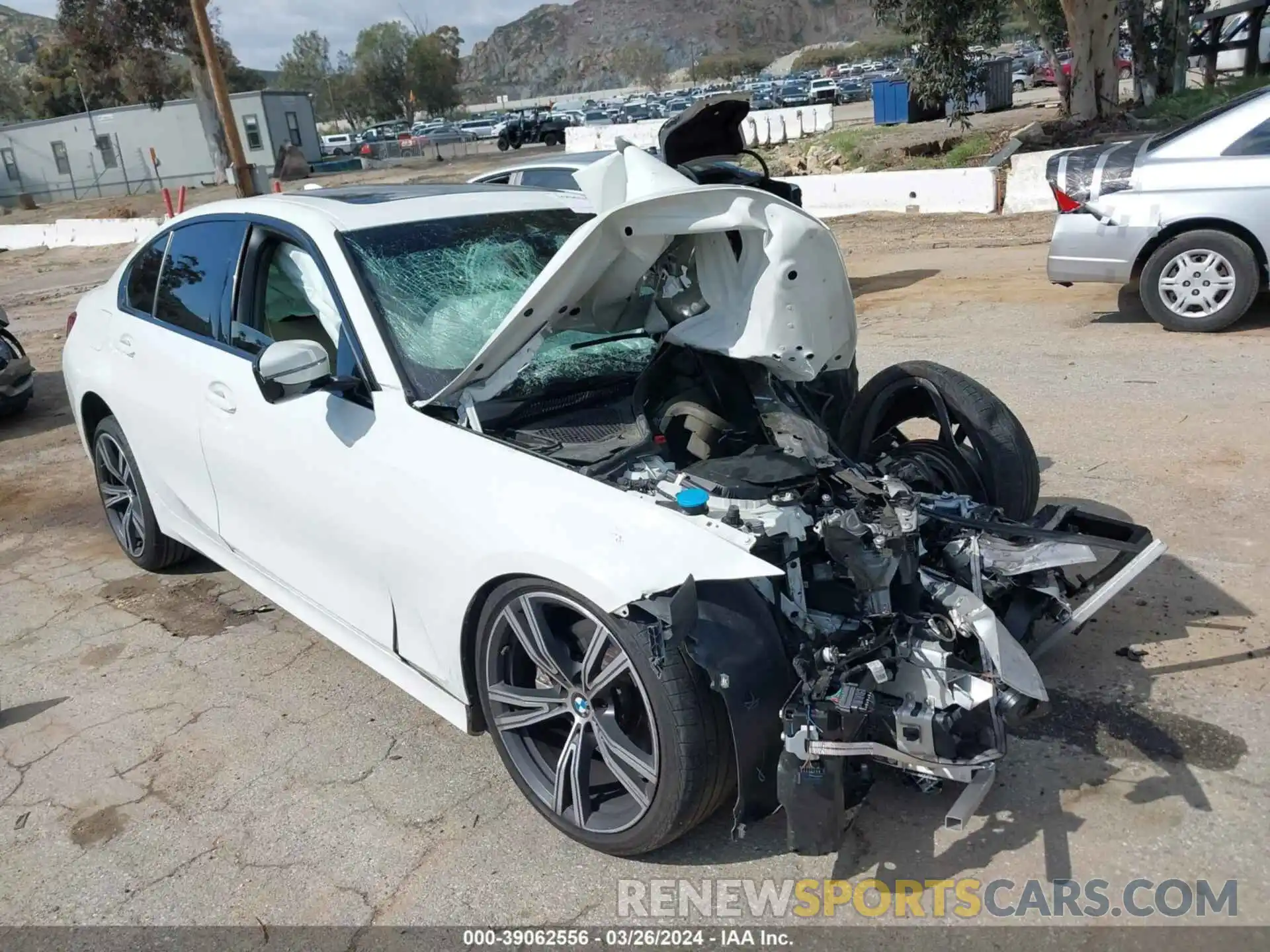 1 Photograph of a damaged car 3MW5R1J02N8C22999 BMW 330I 2022