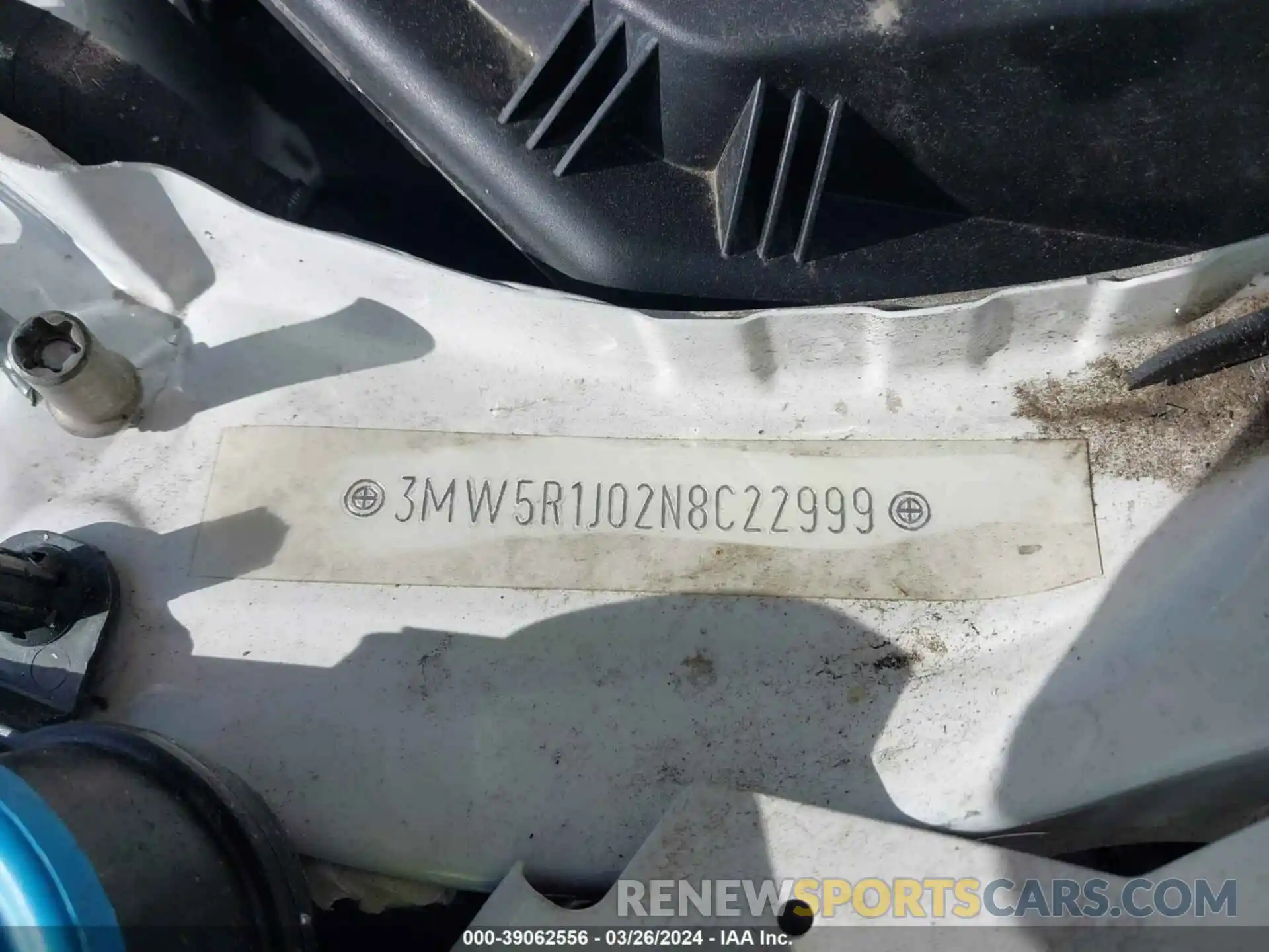 9 Фотография поврежденного автомобиля 3MW5R1J02N8C22999 BMW 330I 2022