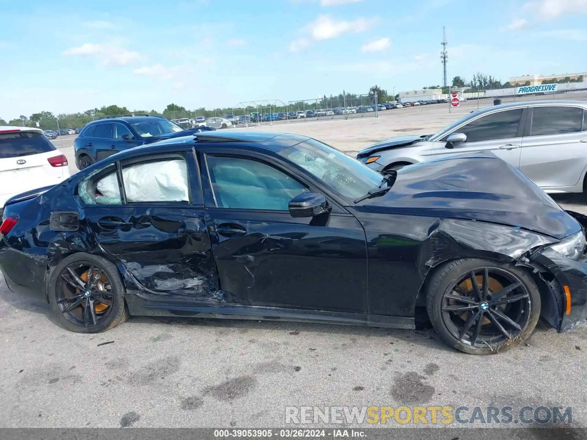 13 Photograph of a damaged car 3MW5R1J0XN8C28095 BMW 330I 2022