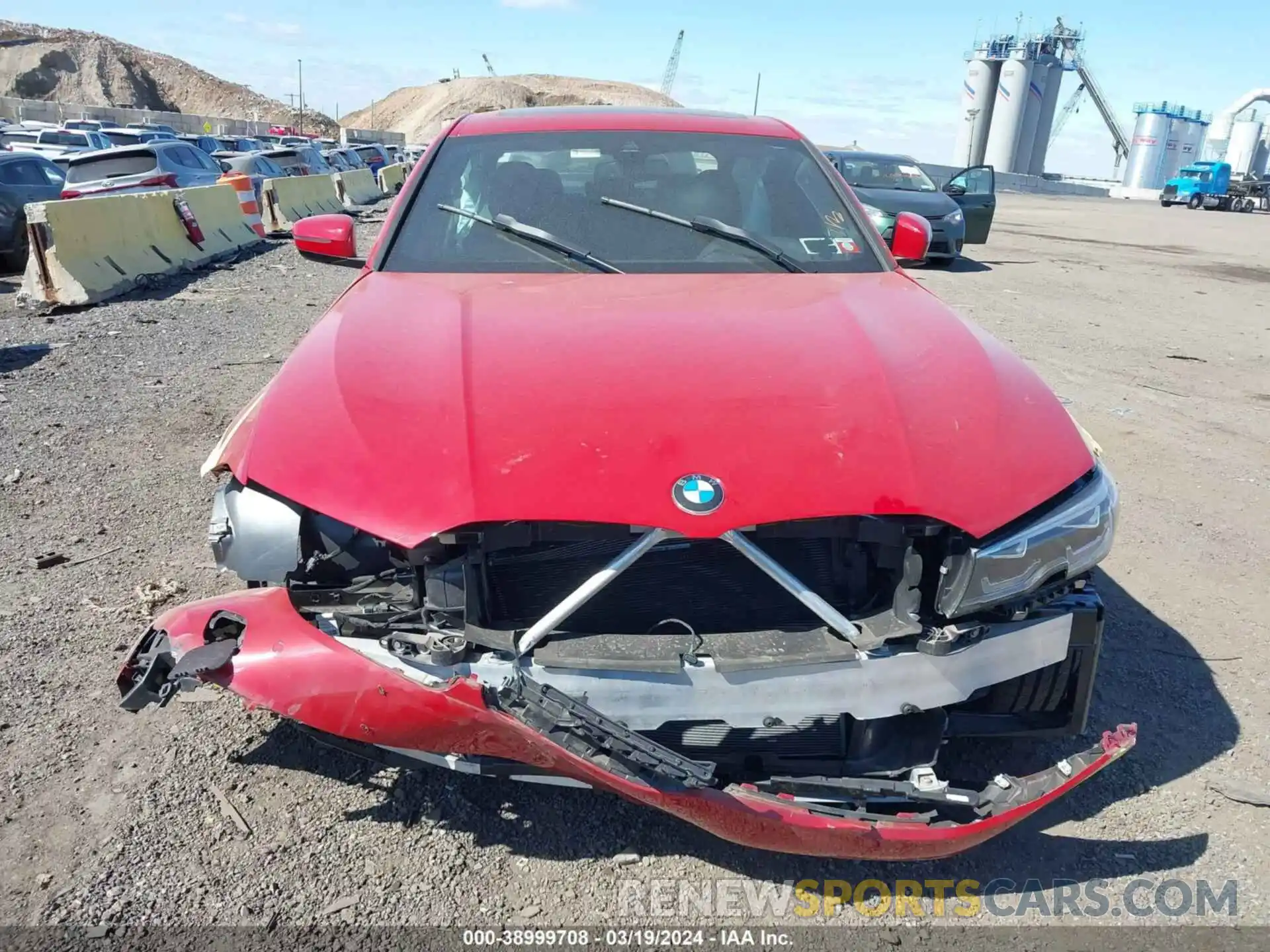 12 Photograph of a damaged car 3MW5R7J0XN8C66171 BMW 330I 2022