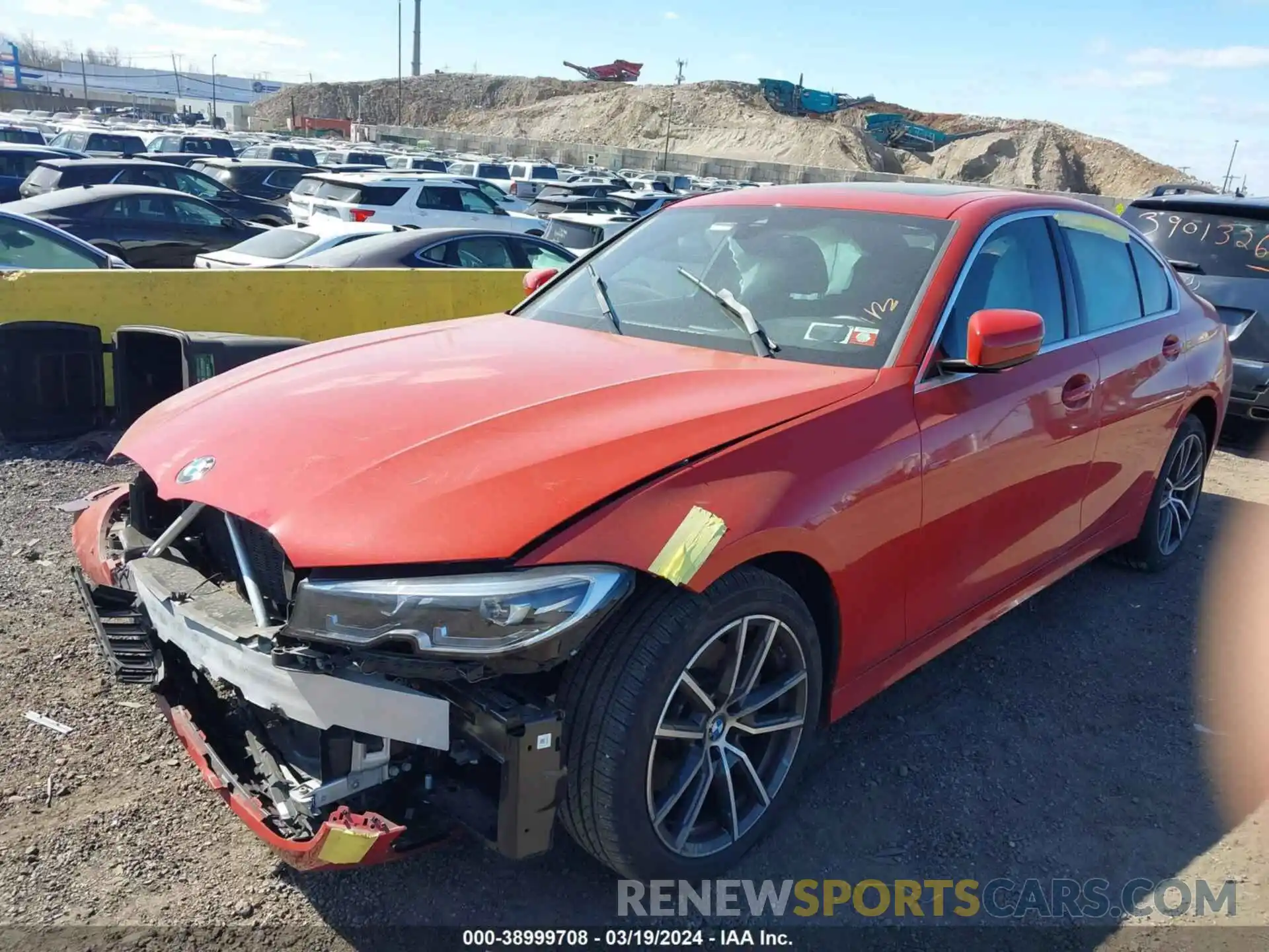 2 Photograph of a damaged car 3MW5R7J0XN8C66171 BMW 330I 2022