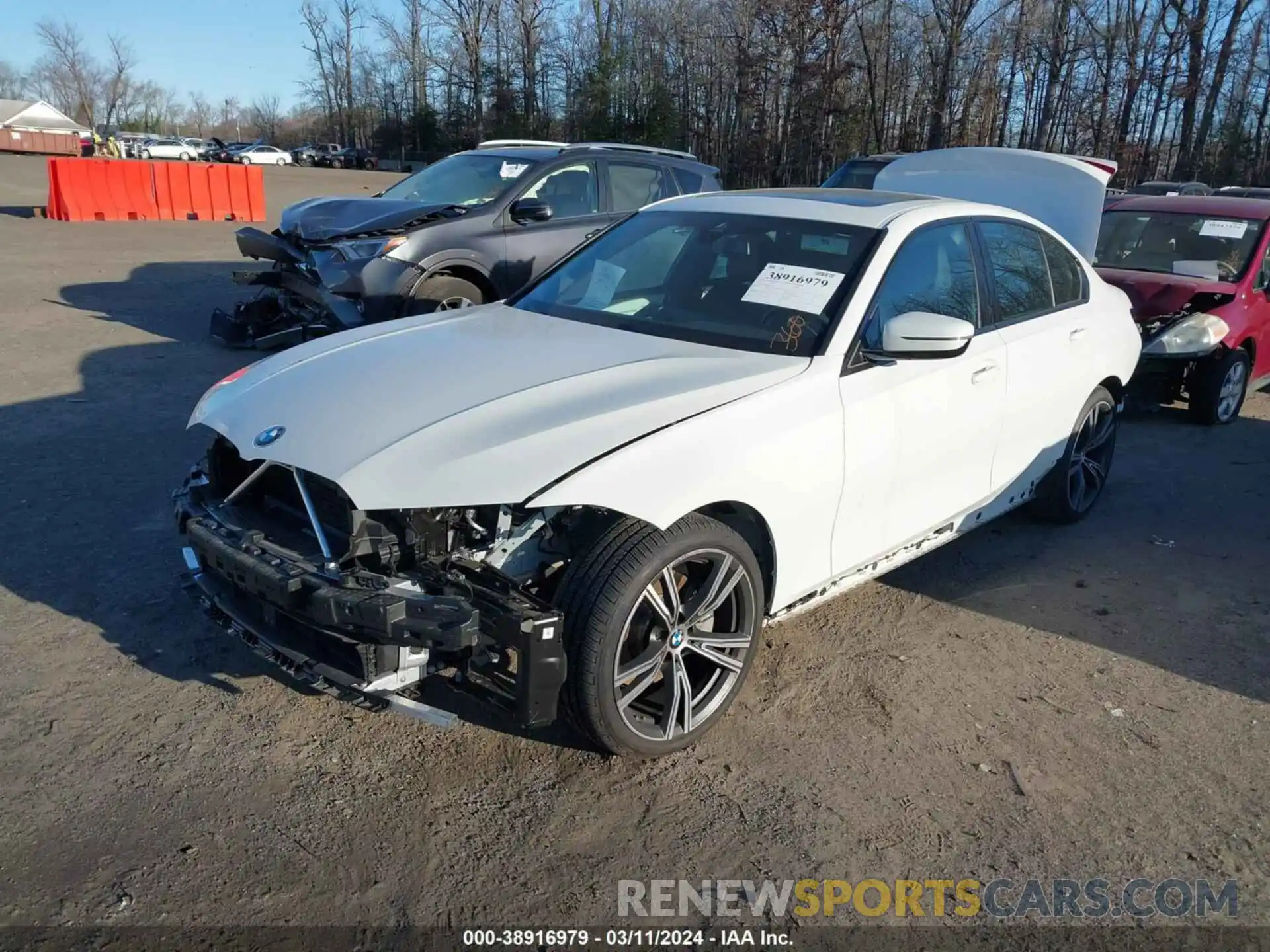 2 Photograph of a damaged car 3MW89FF05P8D07177 BMW 330I 2023