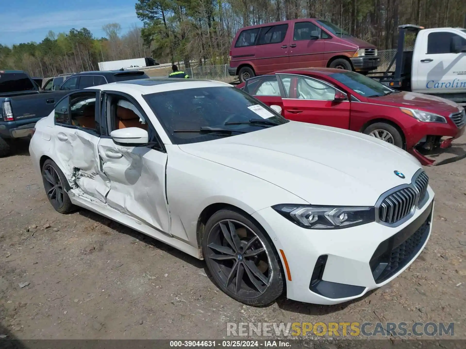 1 Photograph of a damaged car 3MW89FF0XP8D62711 BMW 330I 2023