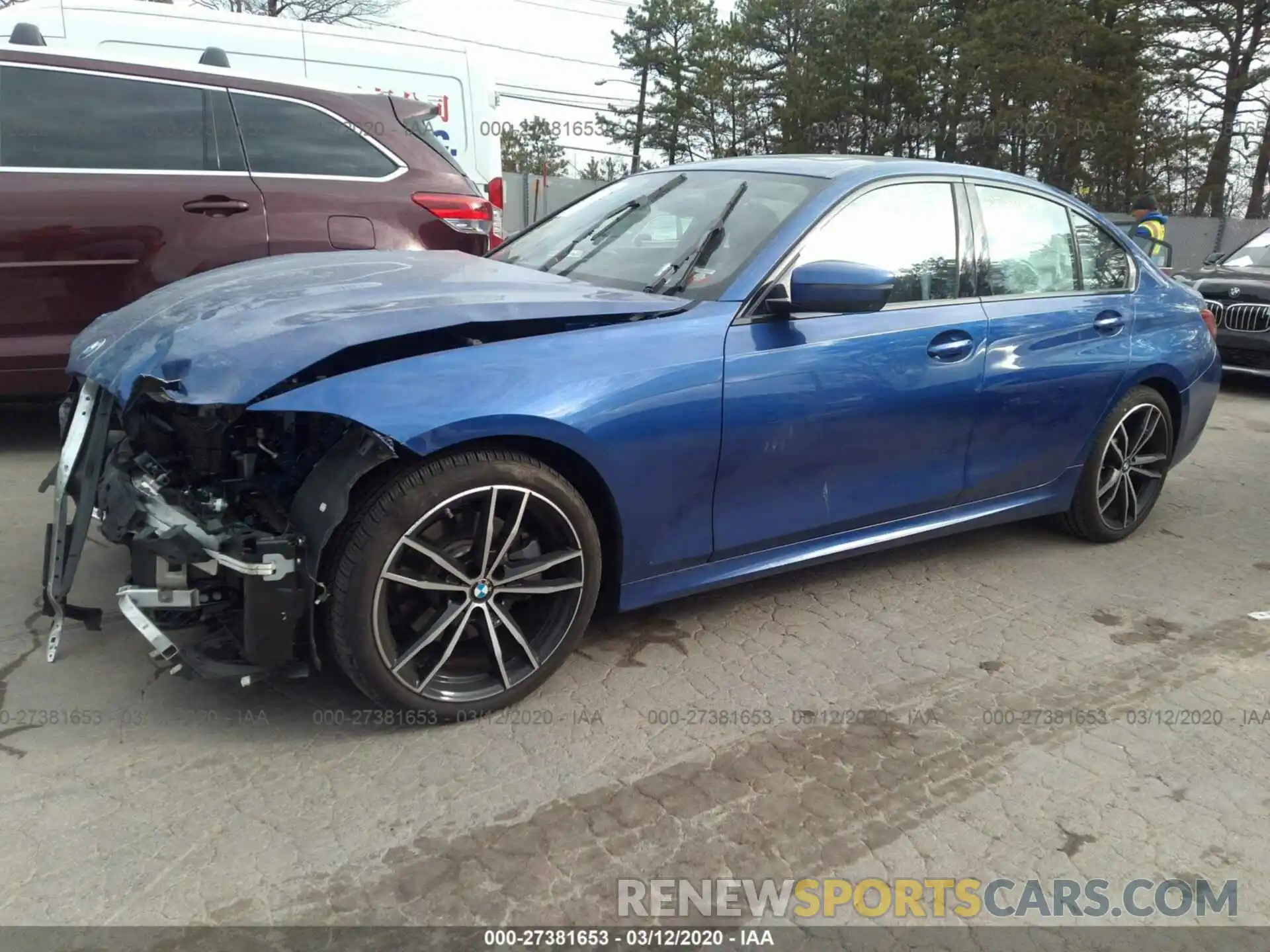 2 Photograph of a damaged car WBA5R7C50KAE82915 BMW 330XI 2019