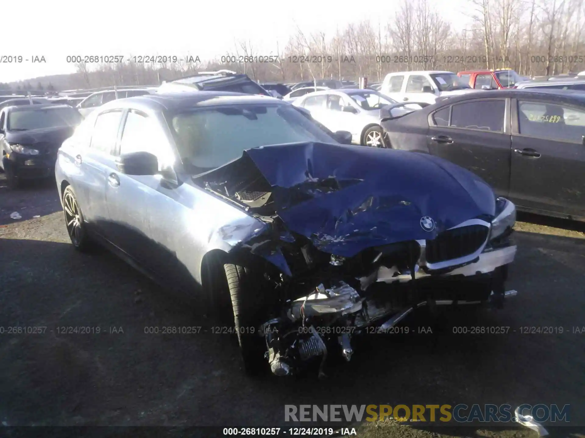 1 Photograph of a damaged car WBA5R7C51KAJ79882 BMW 330XI 2019