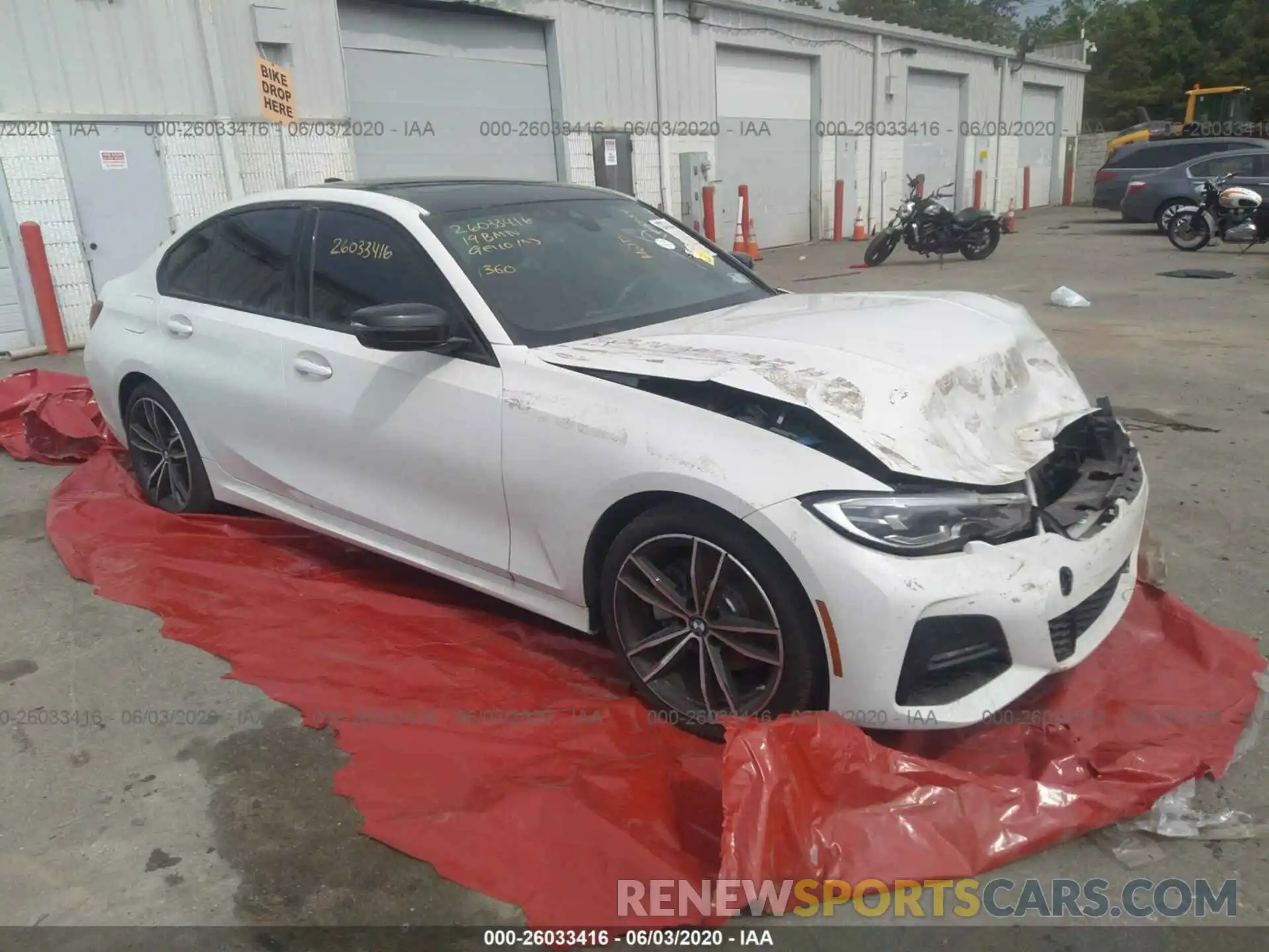 1 Photograph of a damaged car WBA5R7C53KAJ80659 BMW 330XI 2019