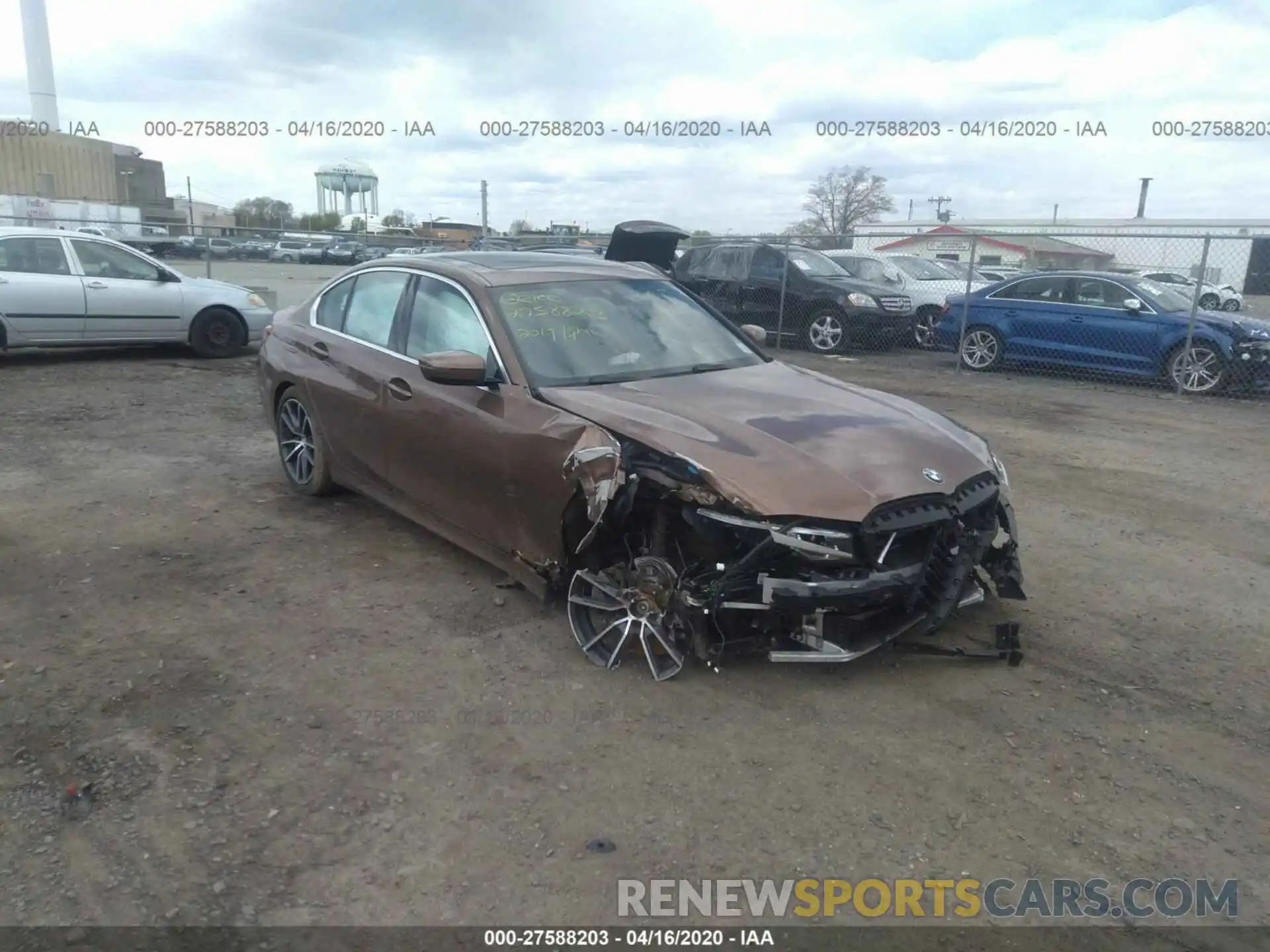 1 Photograph of a damaged car WBA5R7C57KFH02392 BMW 330XI 2019