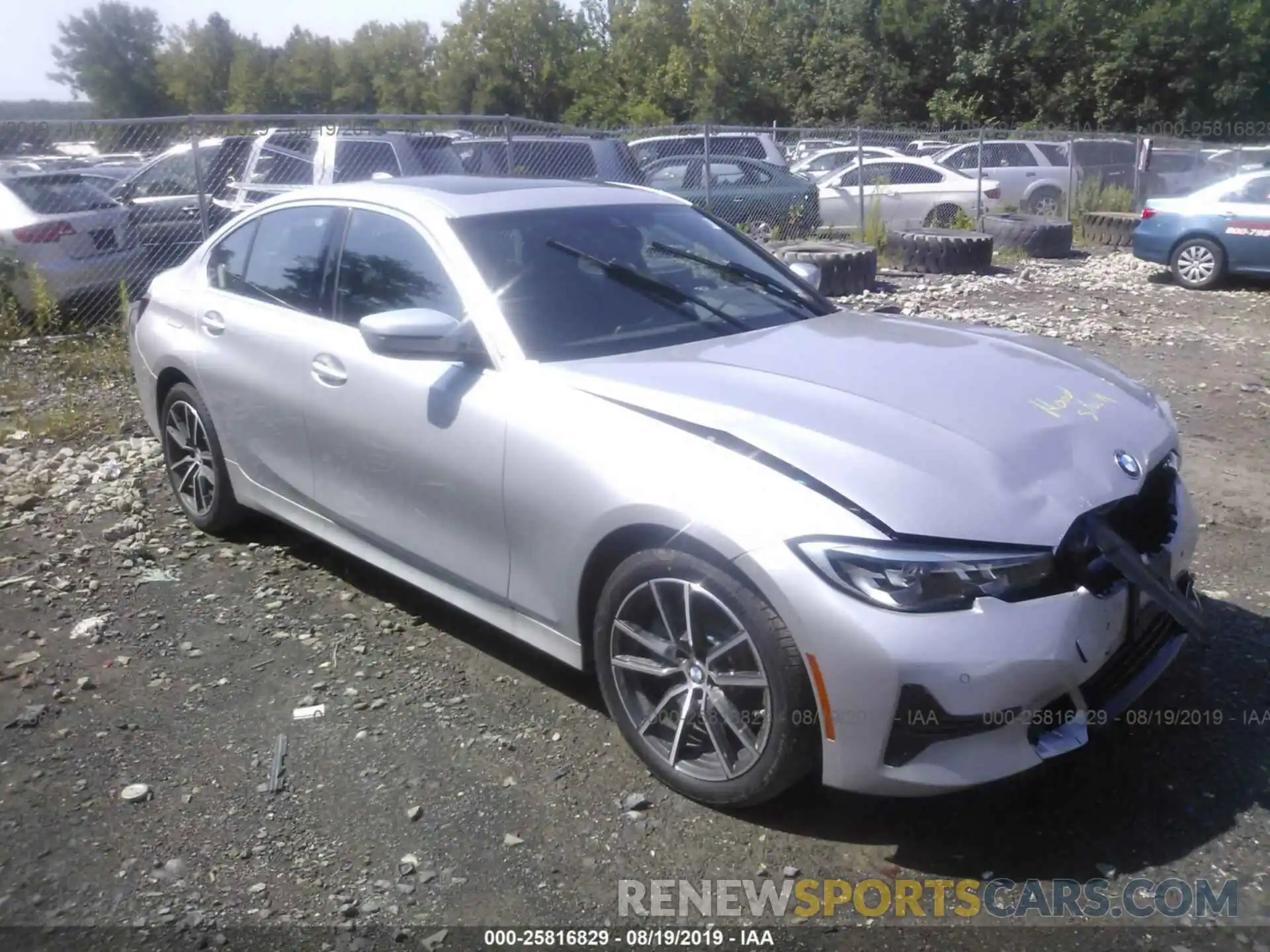 1 Photograph of a damaged car WBA5R7C59KAJ83646 BMW 330XI 2019