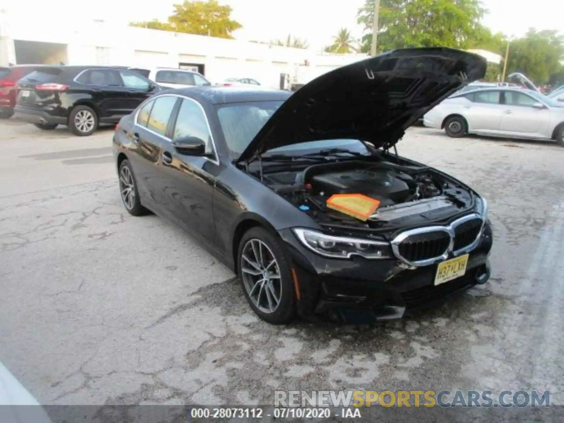 1 Фотография поврежденного автомобиля 3MW5R7J01L8B09030 BMW 330XI 2020