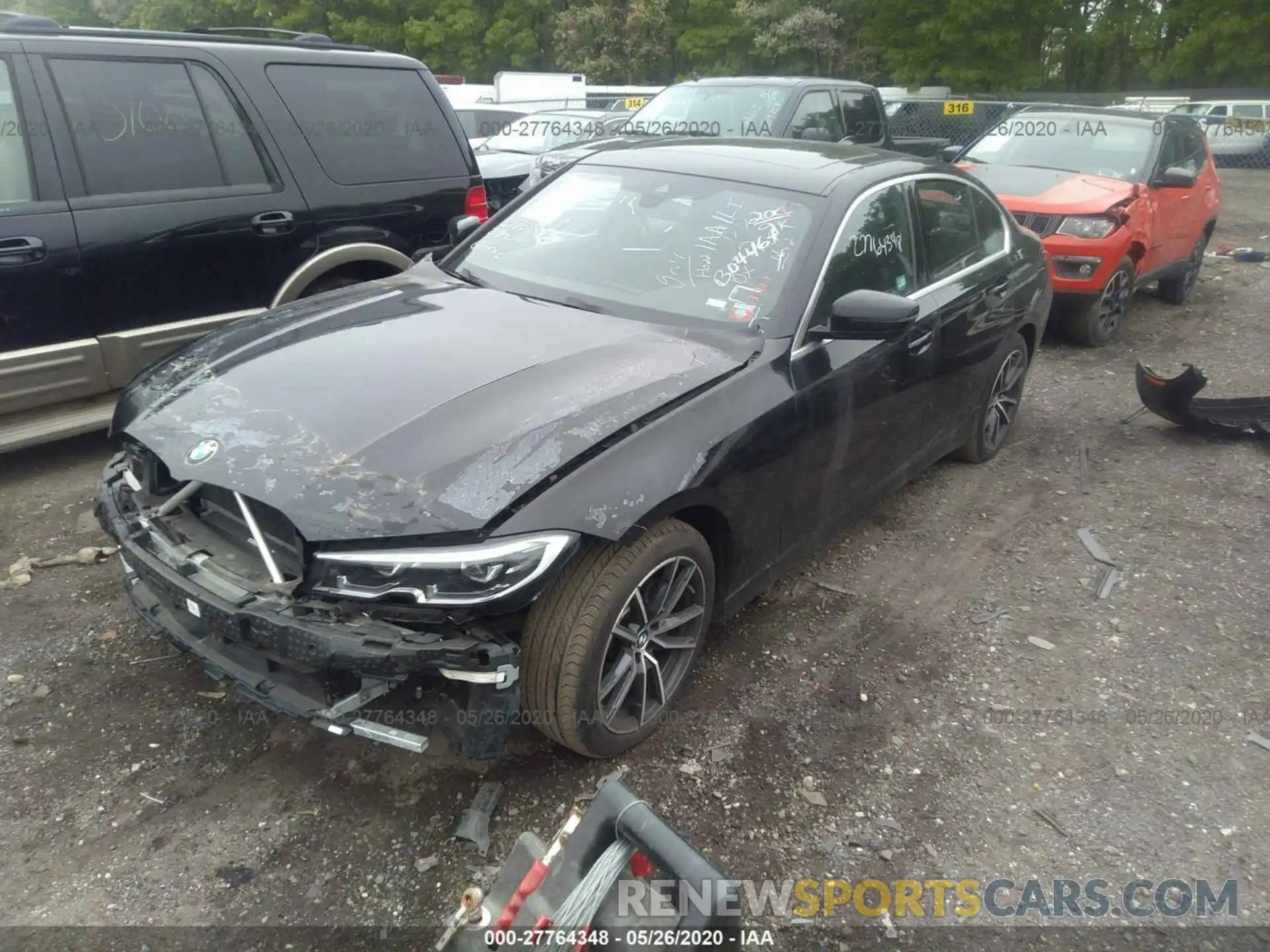 2 Photograph of a damaged car 3MW5R7J09L8B04464 BMW 330XI 2020