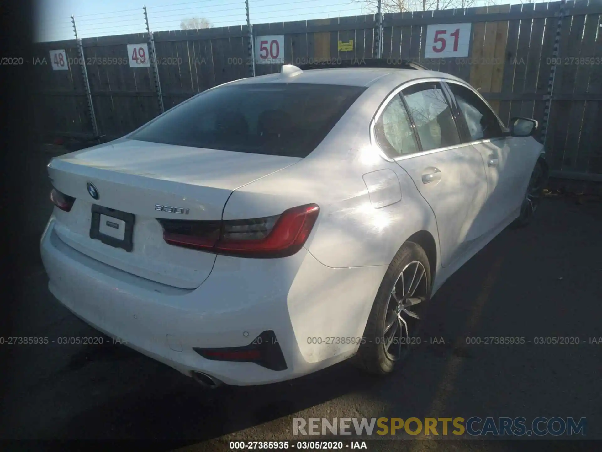 4 Photograph of a damaged car 3MW5R7J09L8B20647 BMW 330XI 2020