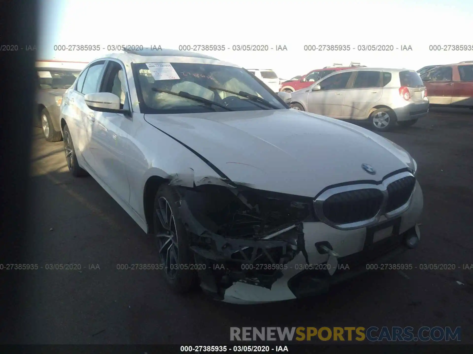 6 Photograph of a damaged car 3MW5R7J09L8B20647 BMW 330XI 2020