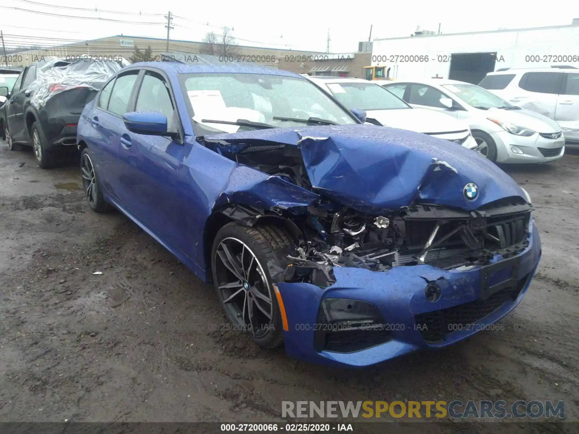 1 Photograph of a damaged car WBA5R7C03LFH98236 BMW 330XI 2020