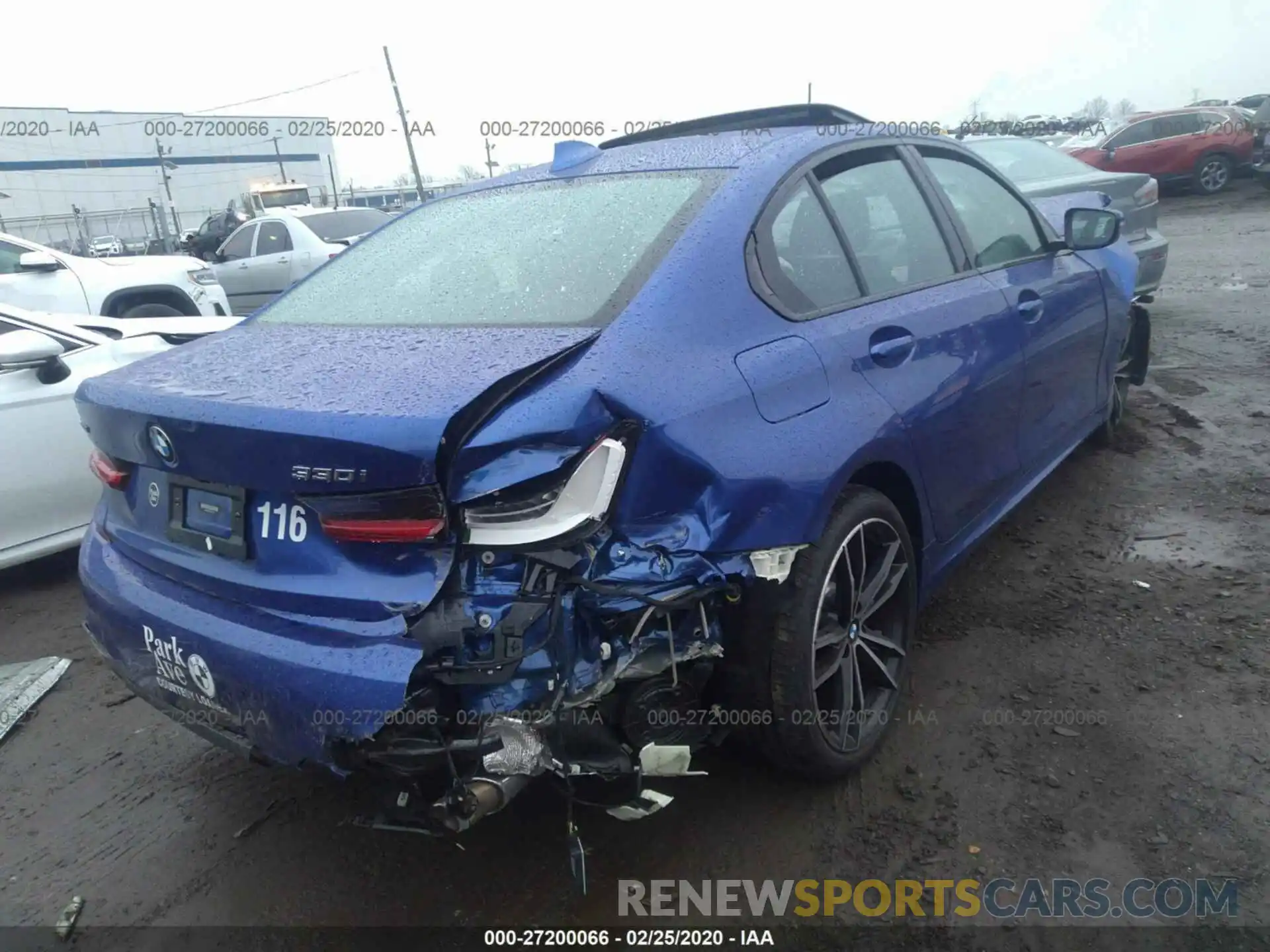 4 Photograph of a damaged car WBA5R7C03LFH98236 BMW 330XI 2020