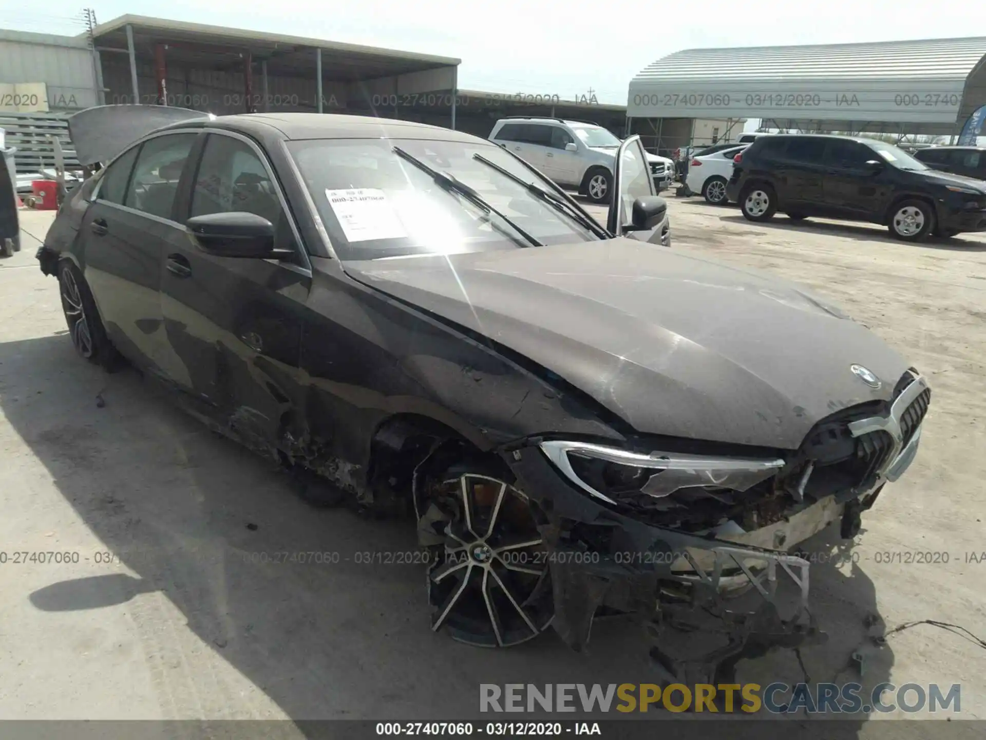 1 Photograph of a damaged car WBA5R7C09LFH39966 BMW 330XI 2020