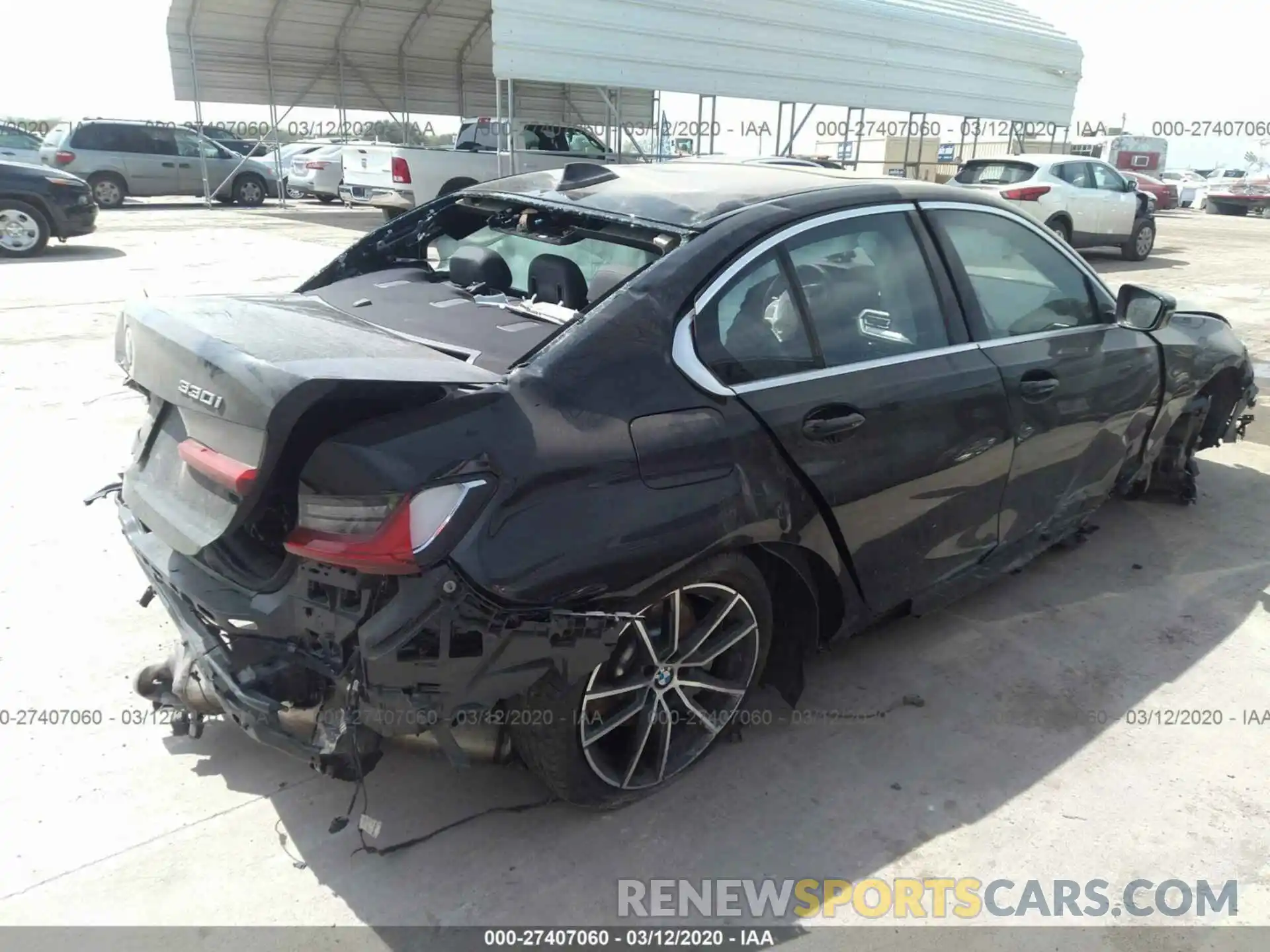 4 Photograph of a damaged car WBA5R7C09LFH39966 BMW 330XI 2020