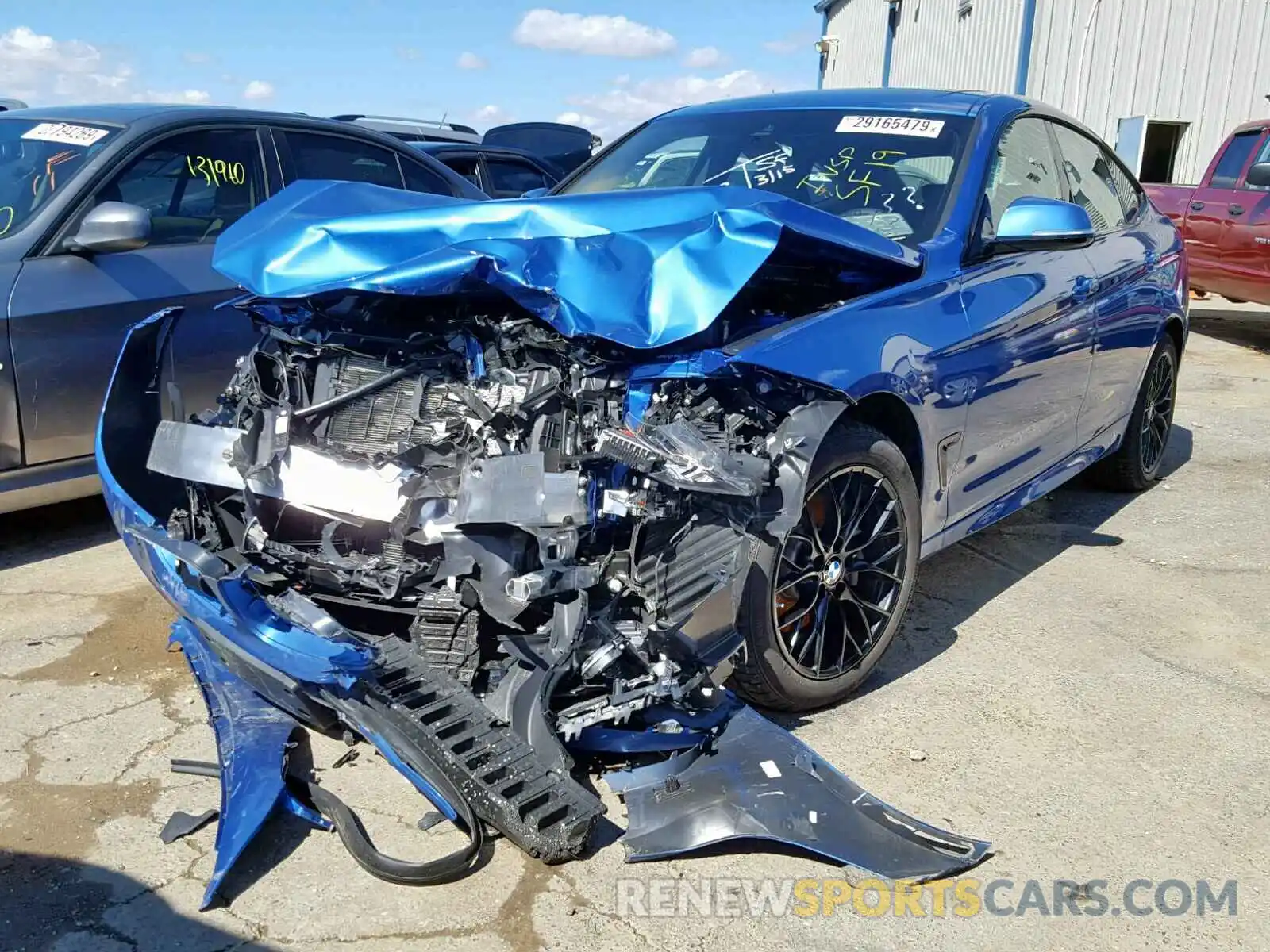 2 Photograph of a damaged car WBA8Y3C54KG451590 BMW 340XI GT 2019