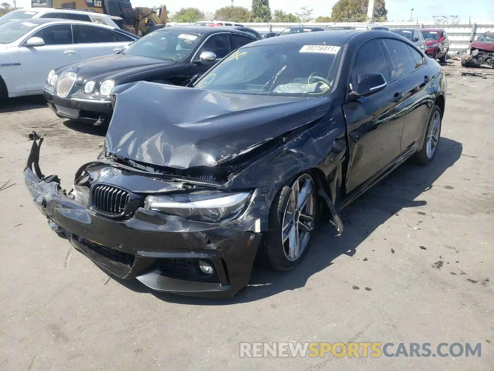 2 Фотография поврежденного автомобиля WBA4J1C50KBM14587 BMW 4 SERIES 2019