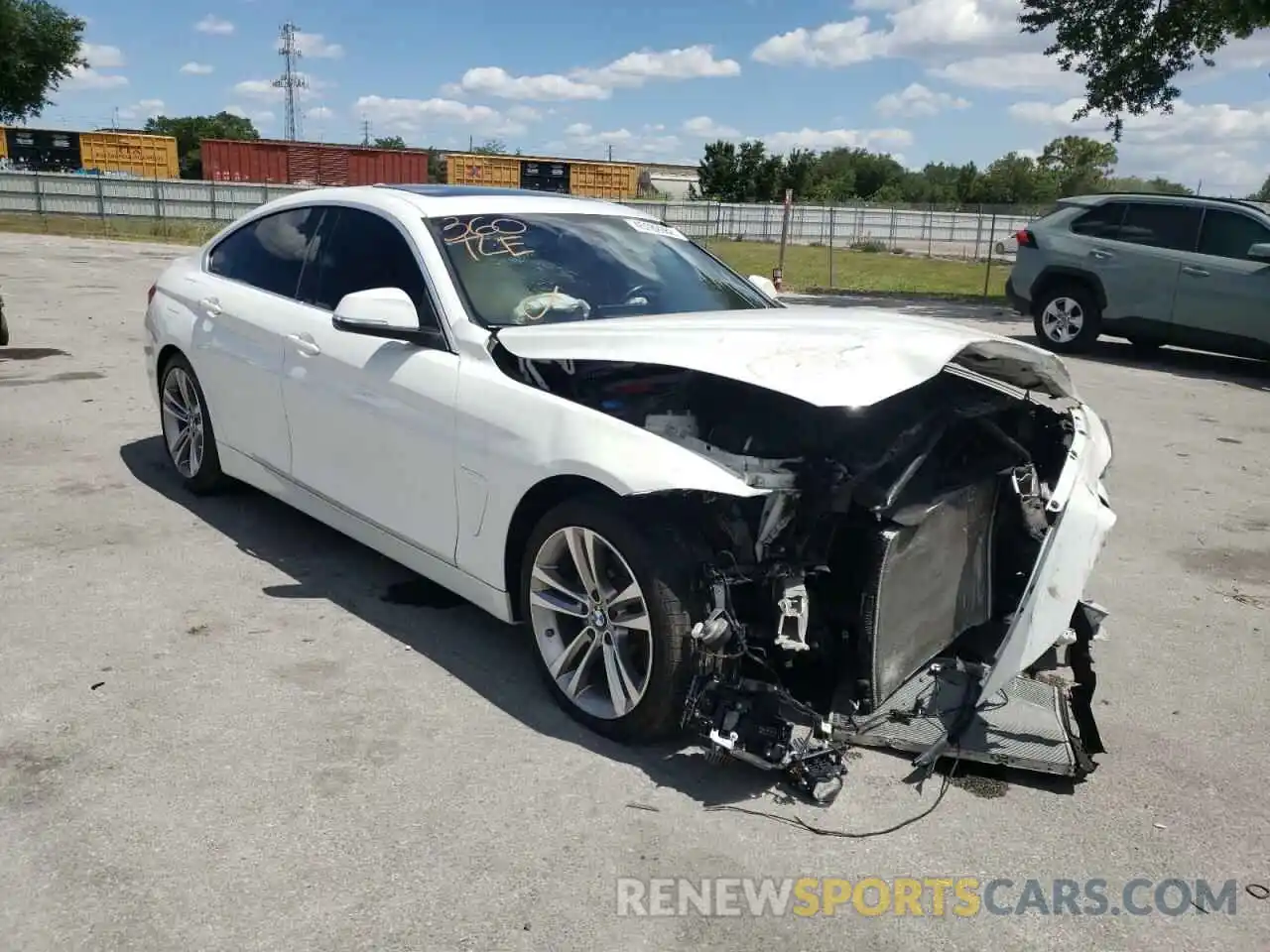 1 Photograph of a damaged car WBA4J1C50KBM15626 BMW 4 SERIES 2019