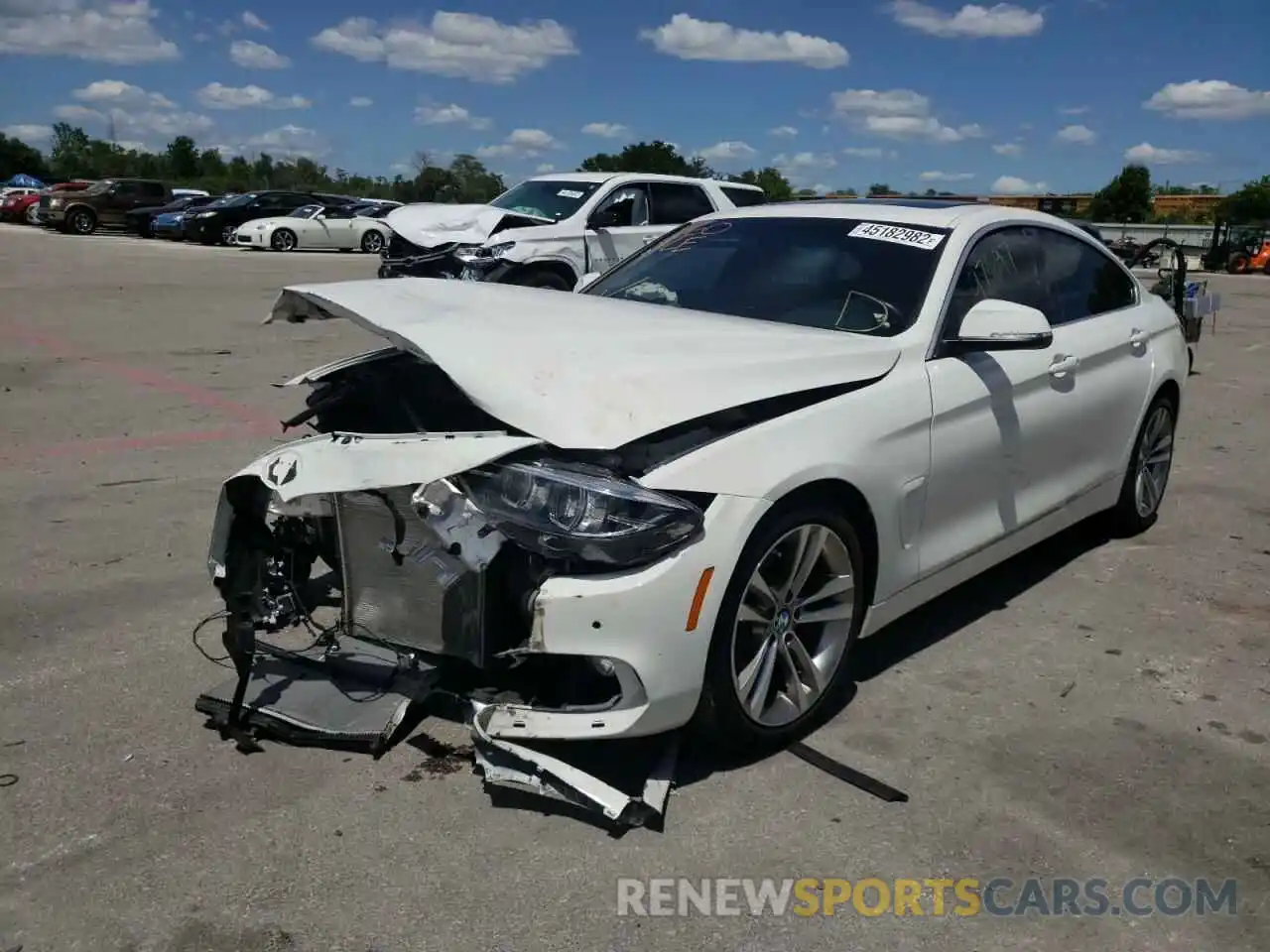 2 Photograph of a damaged car WBA4J1C50KBM15626 BMW 4 SERIES 2019