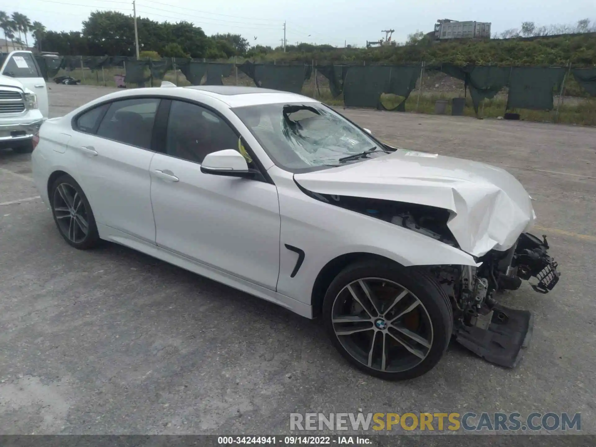 1 Photograph of a damaged car WBA4J1C50KBM16159 BMW 4 SERIES 2019