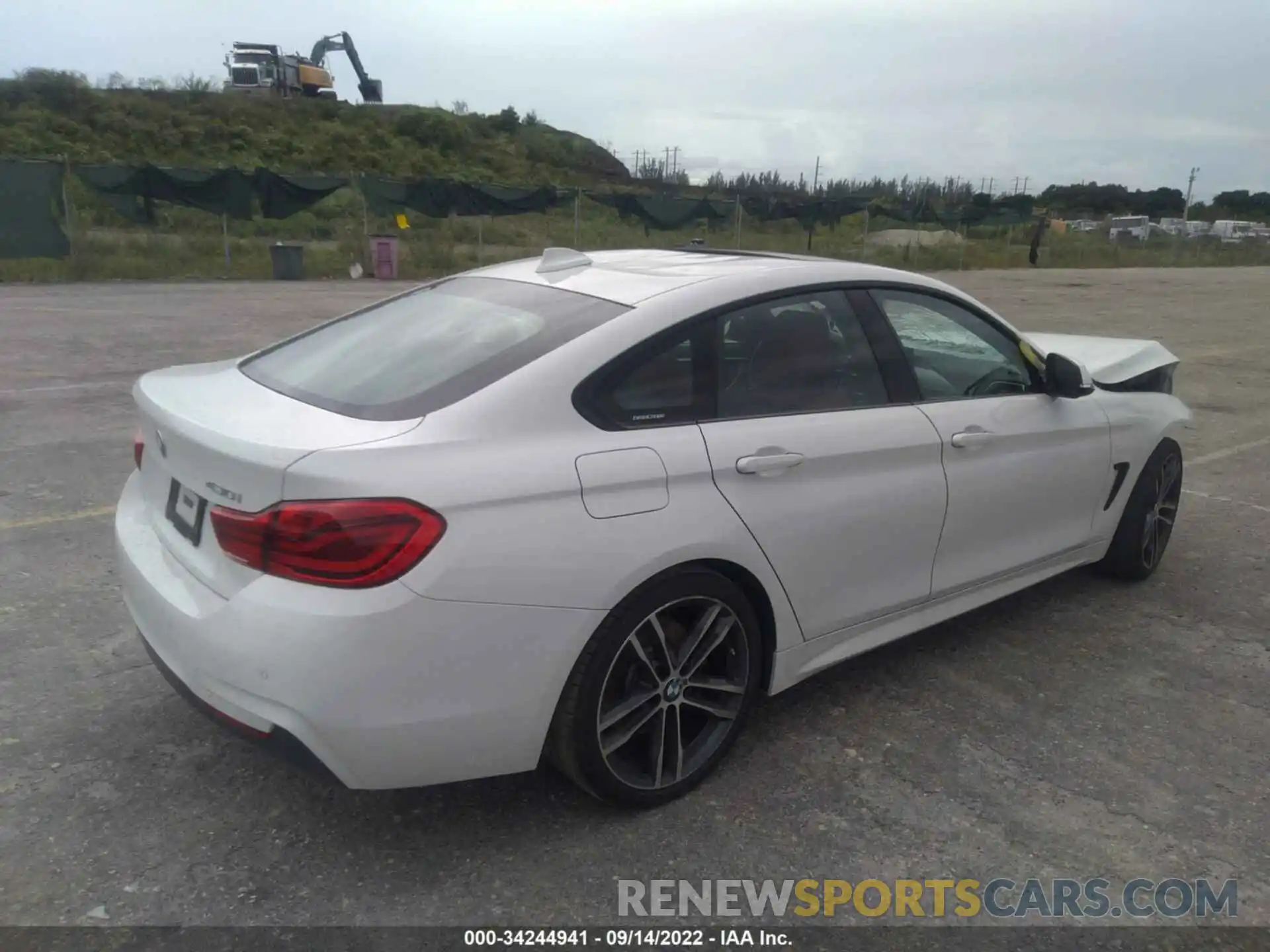 4 Photograph of a damaged car WBA4J1C50KBM16159 BMW 4 SERIES 2019