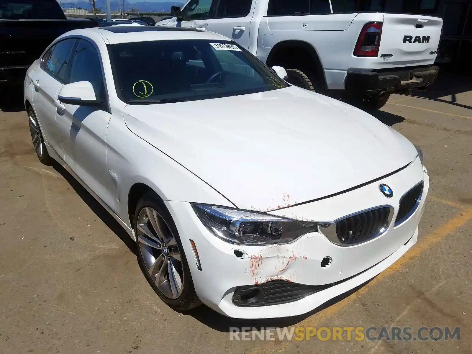 1 Photograph of a damaged car WBA4J1C50KBM16226 BMW 4 SERIES 2019