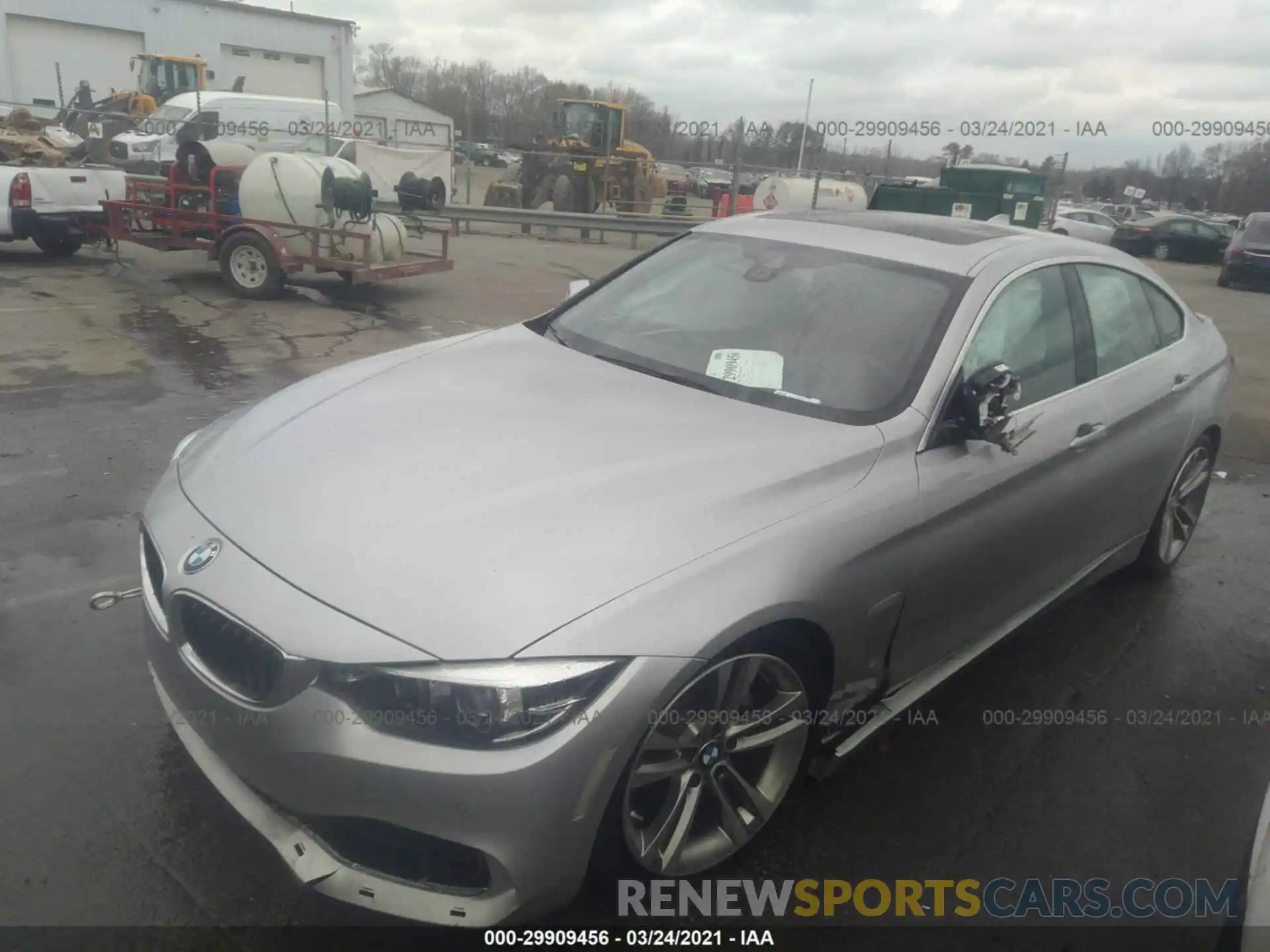 6 Фотография поврежденного автомобиля WBA4J1C50KBM16498 BMW 4 SERIES 2019