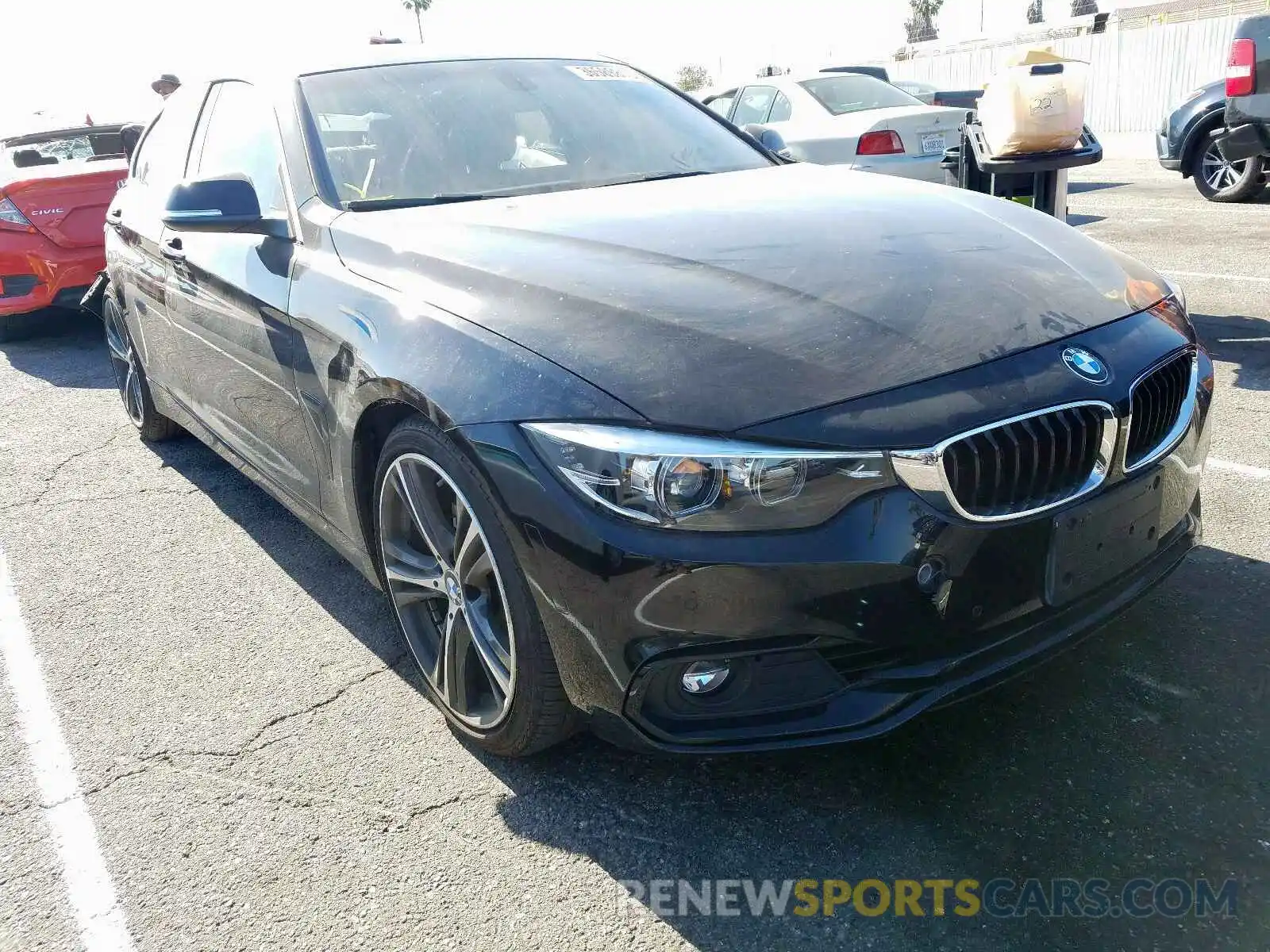 1 Photograph of a damaged car WBA4J1C50KBM17182 BMW 4 SERIES 2019