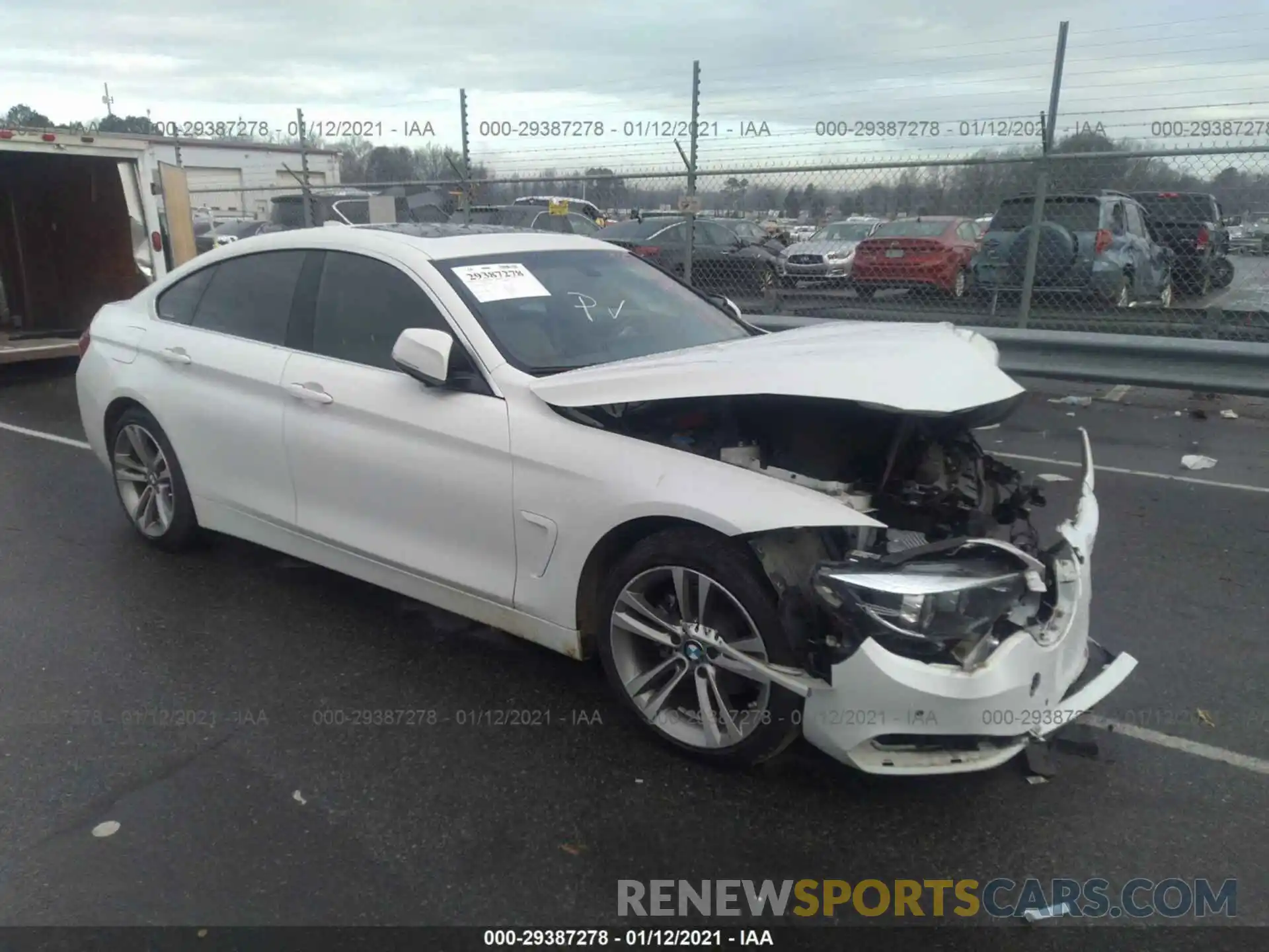 1 Photograph of a damaged car WBA4J1C50KBM18350 BMW 4 SERIES 2019