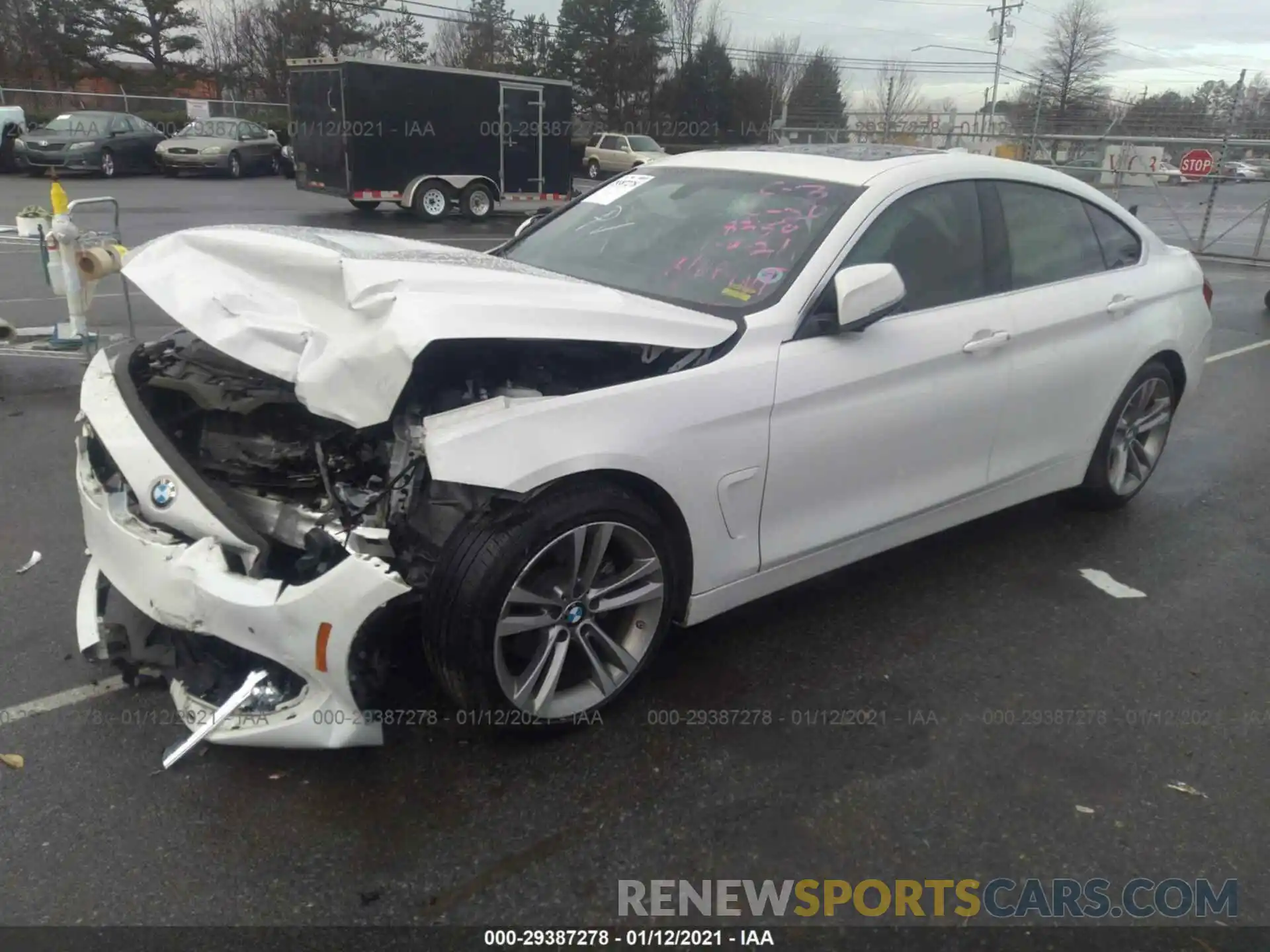 2 Photograph of a damaged car WBA4J1C50KBM18350 BMW 4 SERIES 2019