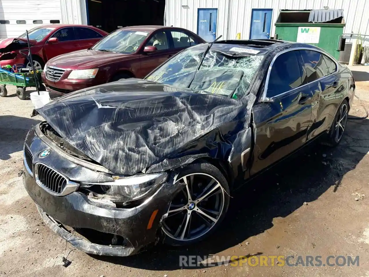 2 Photograph of a damaged car WBA4J1C51KBM11990 BMW 4 SERIES 2019