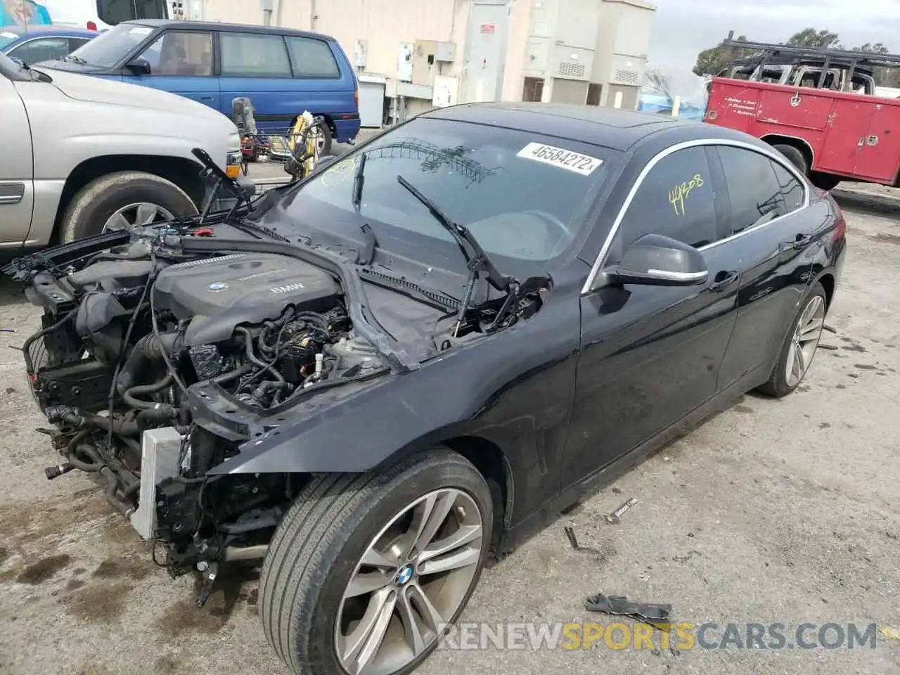 2 Photograph of a damaged car WBA4J1C51KBM13058 BMW 4 SERIES 2019