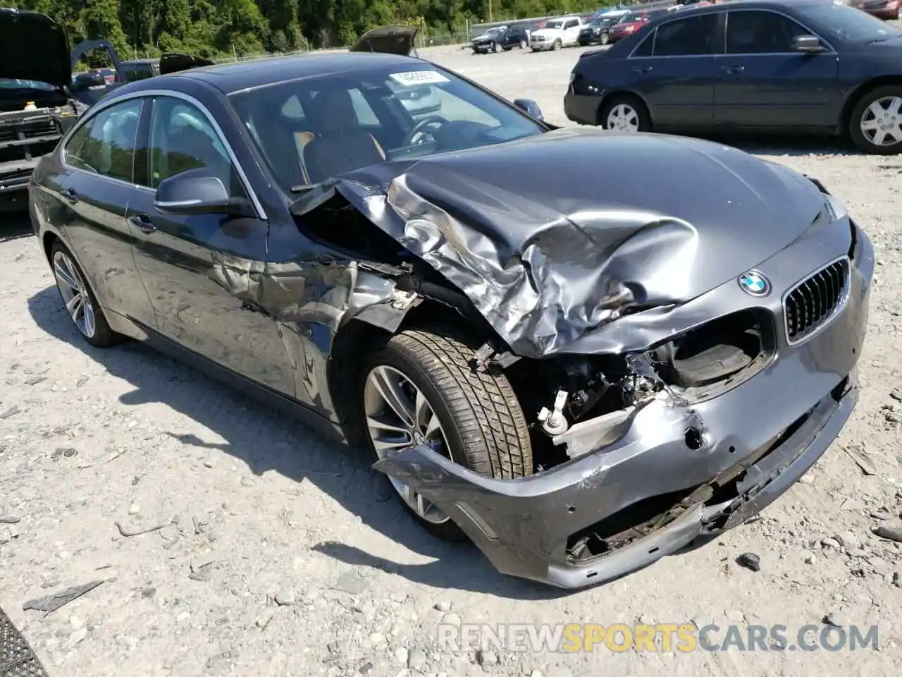 1 Photograph of a damaged car WBA4J1C51KBM13240 BMW 4 SERIES 2019