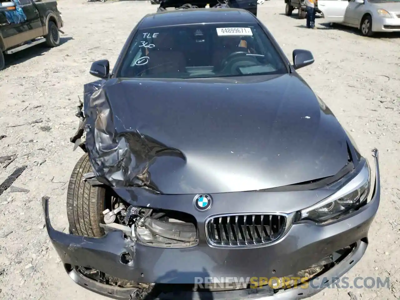 7 Photograph of a damaged car WBA4J1C51KBM13240 BMW 4 SERIES 2019