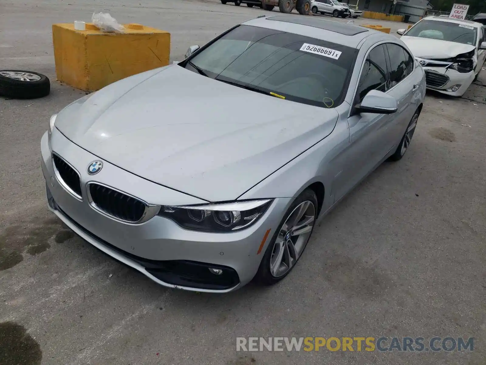 2 Photograph of a damaged car WBA4J1C51KBM14131 BMW 4 SERIES 2019