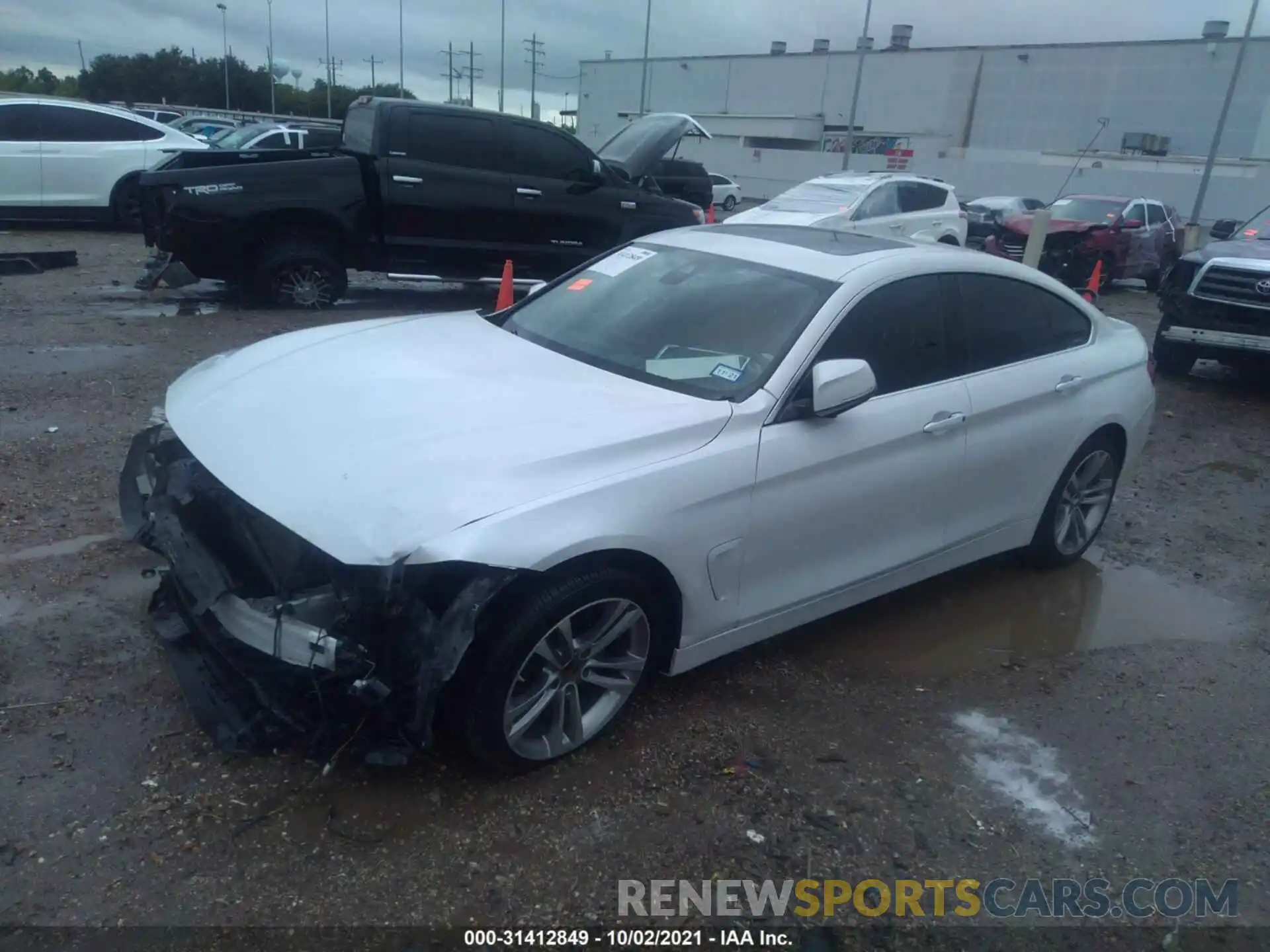 2 Photograph of a damaged car WBA4J1C51KBM15456 BMW 4 SERIES 2019