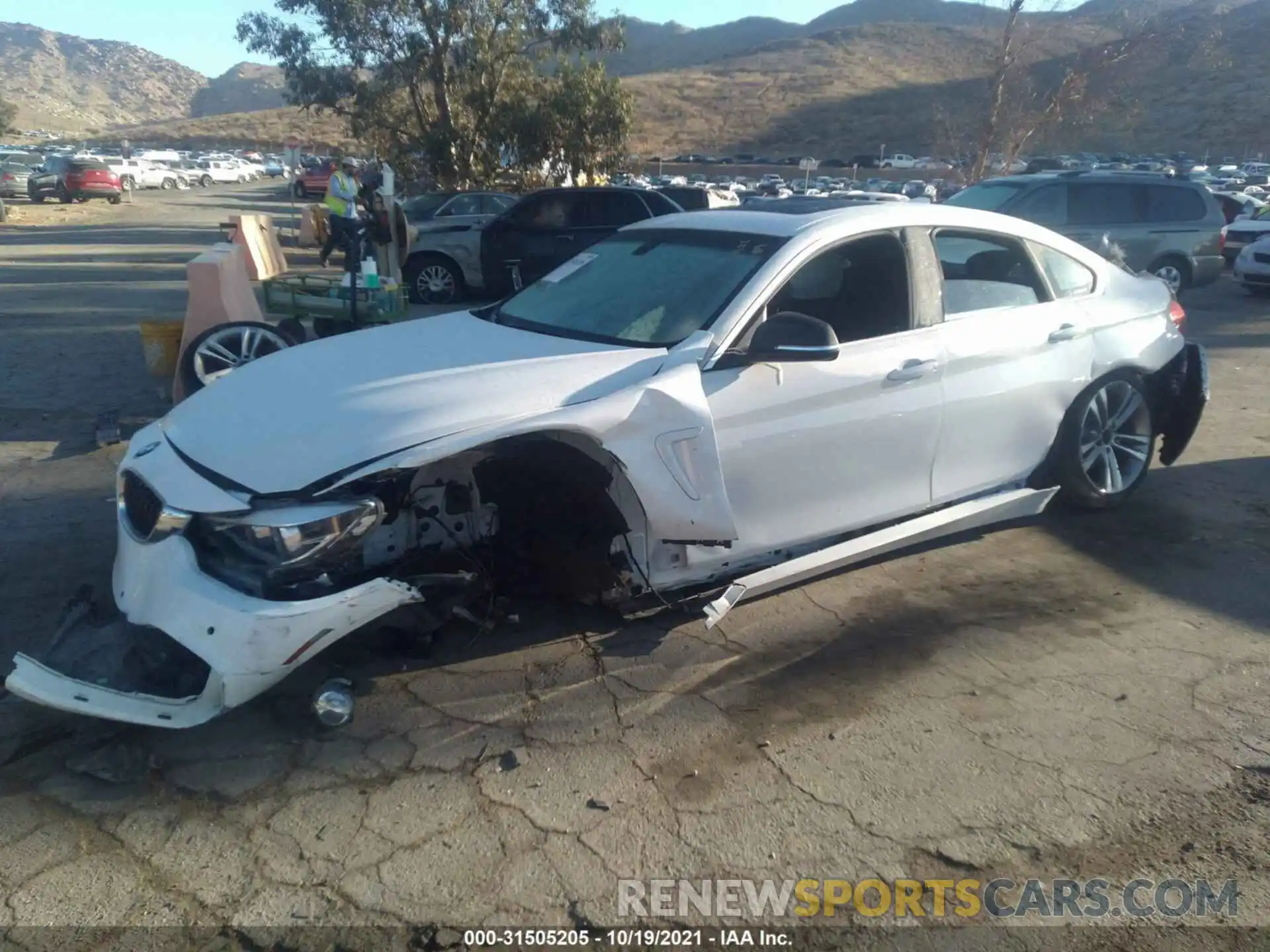 2 Photograph of a damaged car WBA4J1C51KBM15800 BMW 4 SERIES 2019