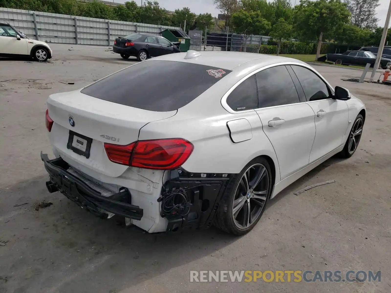 4 Photograph of a damaged car WBA4J1C51KBM16199 BMW 4 SERIES 2019