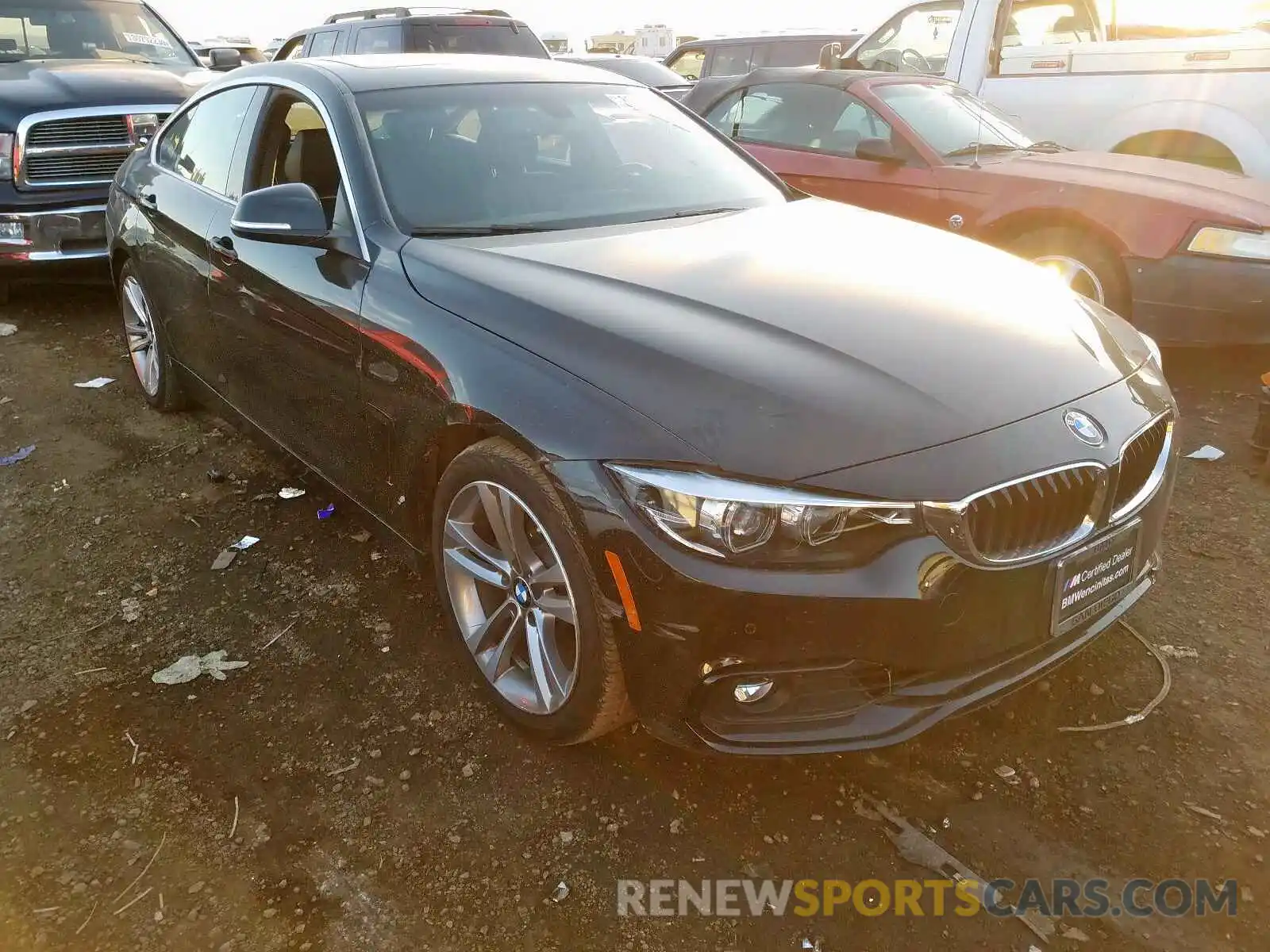 1 Photograph of a damaged car WBA4J1C51KBM16381 BMW 4 SERIES 2019