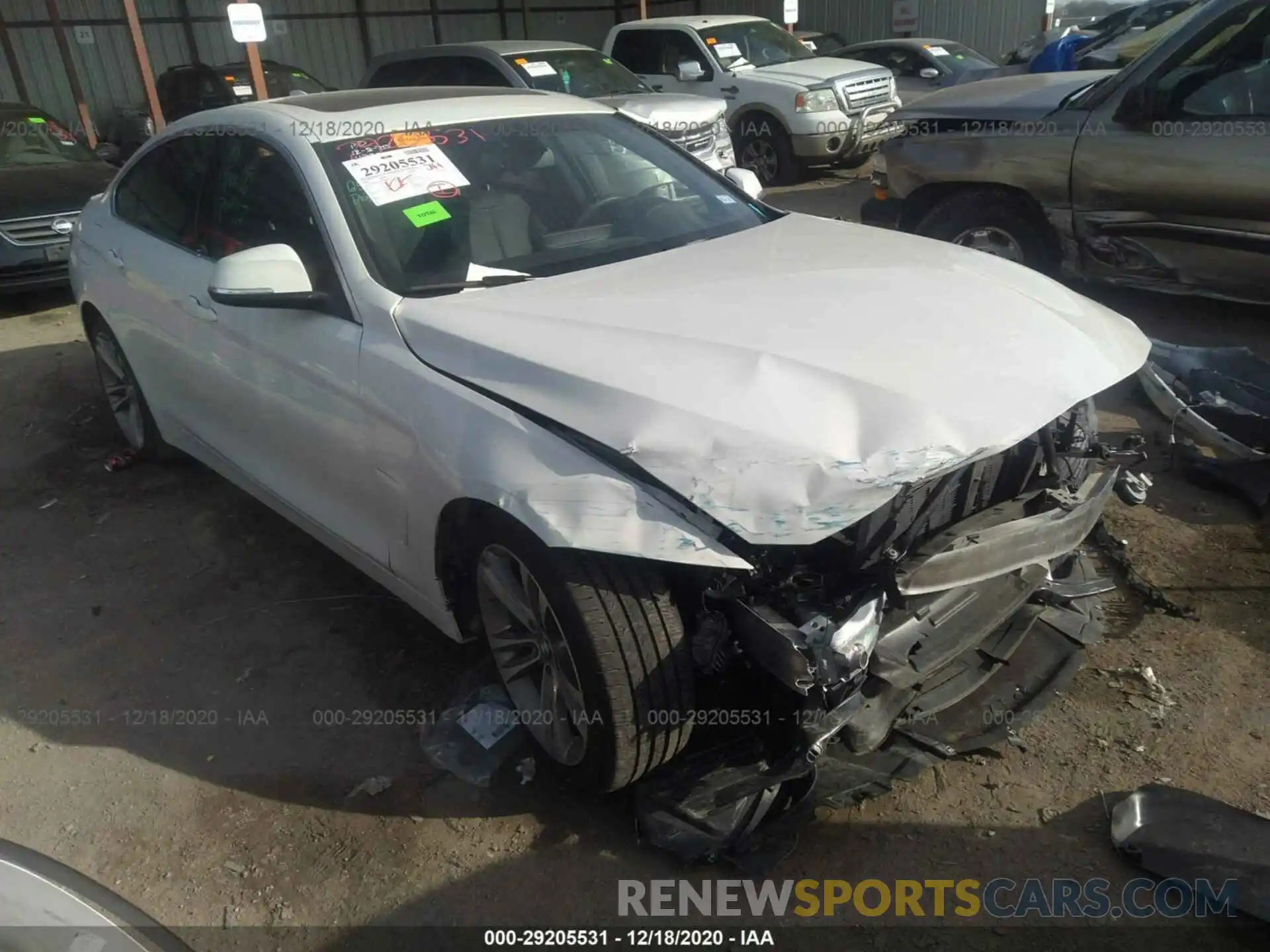1 Фотография поврежденного автомобиля WBA4J1C51KBM16817 BMW 4 SERIES 2019