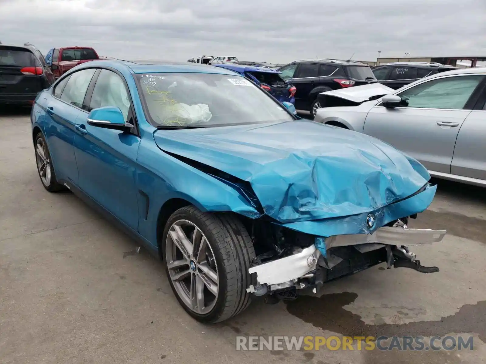 1 Фотография поврежденного автомобиля WBA4J1C51KBM16882 BMW 4 SERIES 2019