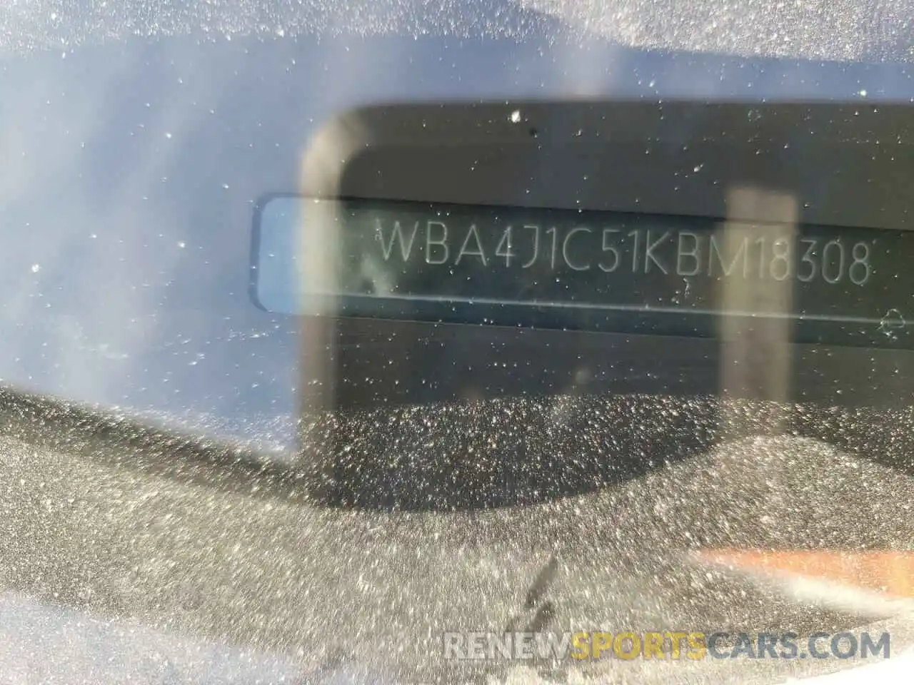 10 Photograph of a damaged car WBA4J1C51KBM18308 BMW 4 SERIES 2019